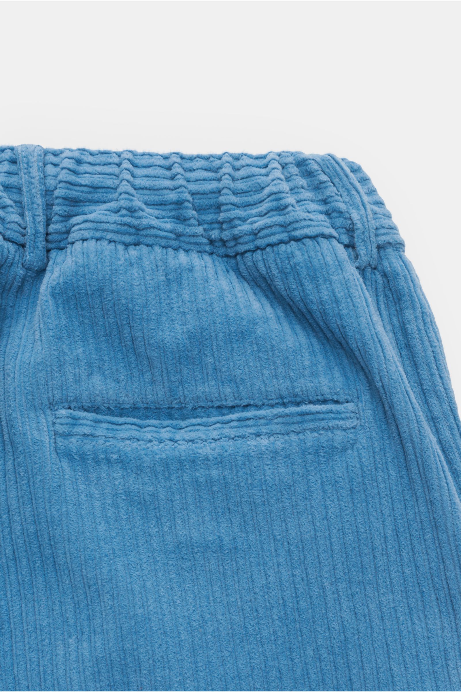 04651/ A trip in a bag Corduroy jogger pants 'Oyster' smoky blue