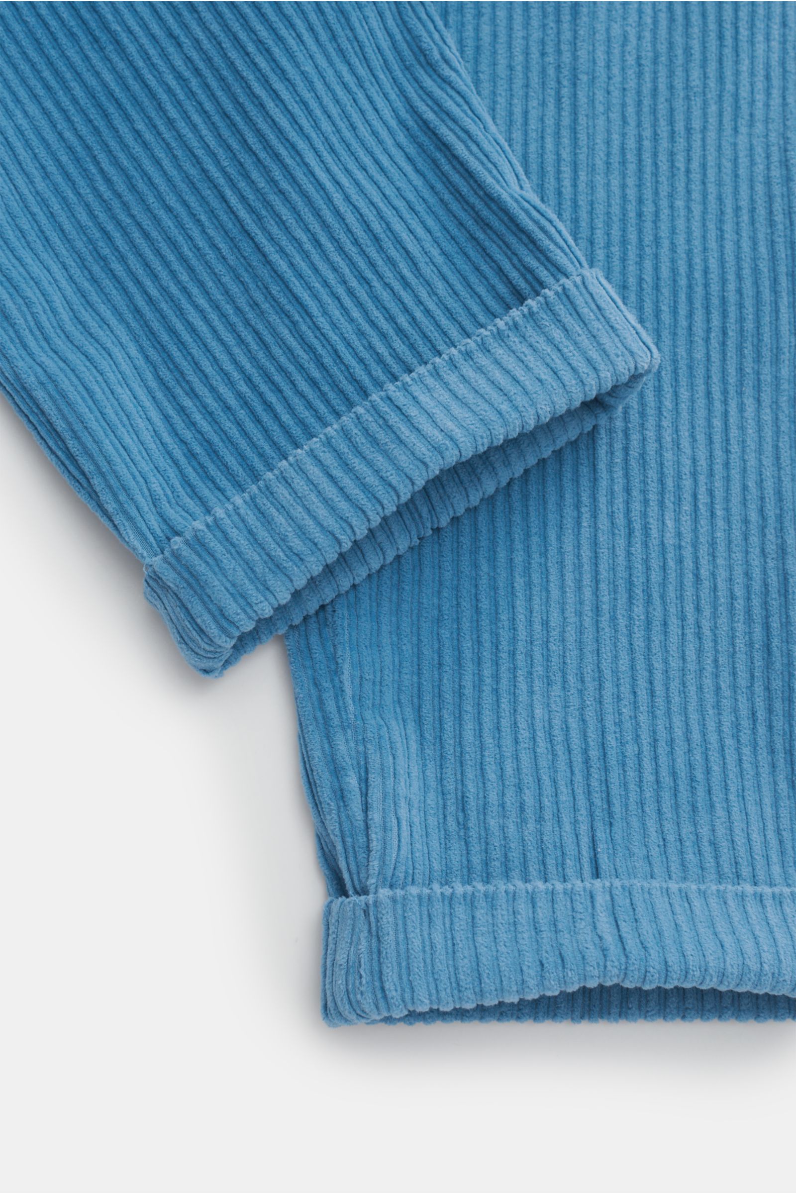 04651/ A trip in a bag Corduroy jogger pants 'Oyster' smoky blue