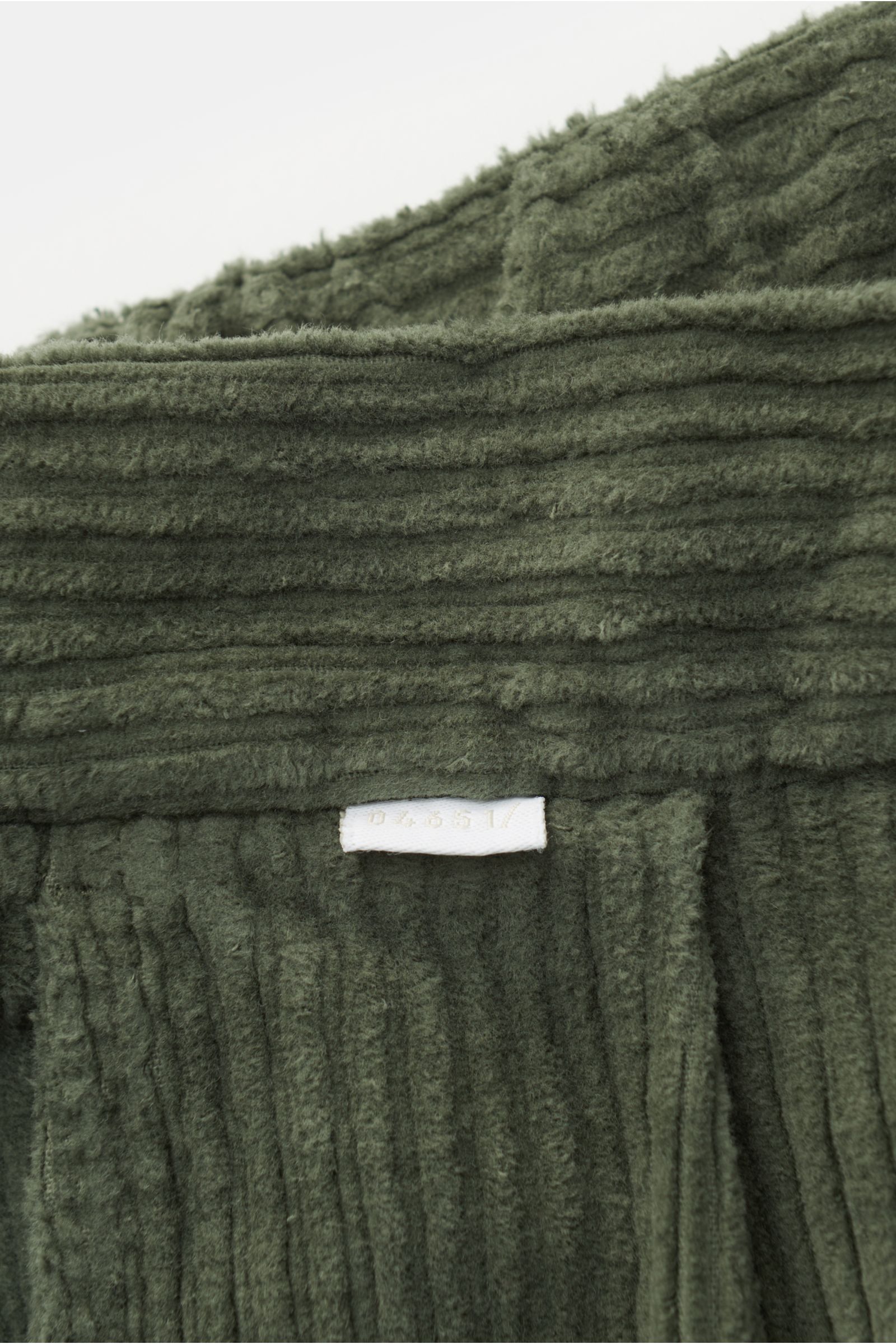 04651/ A trip in a bag Corduroy jogger pants 'Oyster' olive