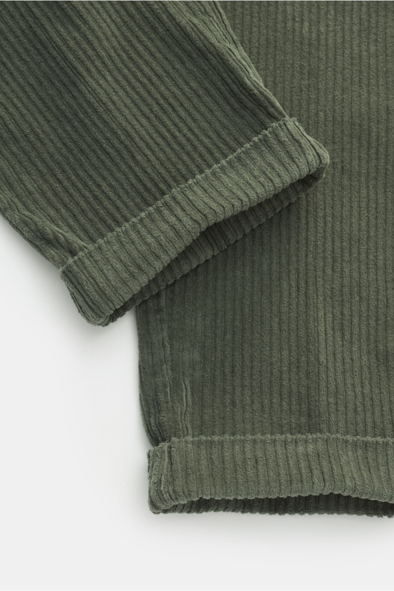 04651/ A trip in a bag Corduroy jogger pants 'Oyster' olive