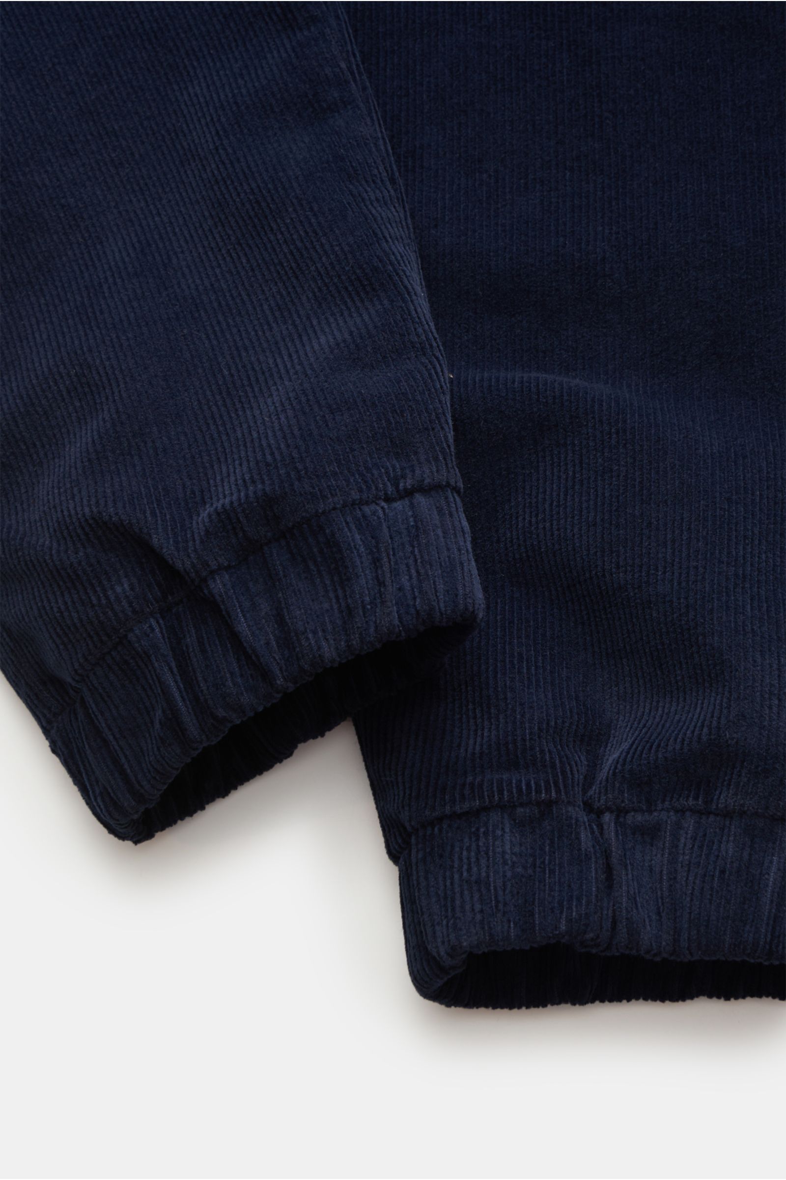04651/ A trip in a bag Corduroy cargo jogger pants navy