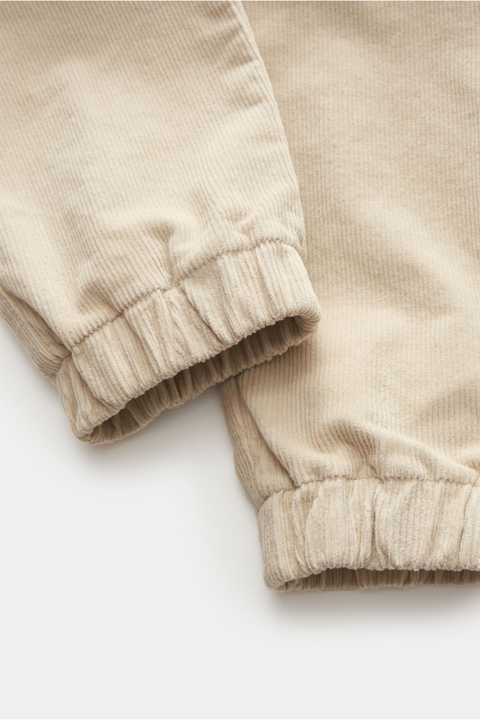 04651/ A trip in a bag Corduroy cargo jogger pants beige