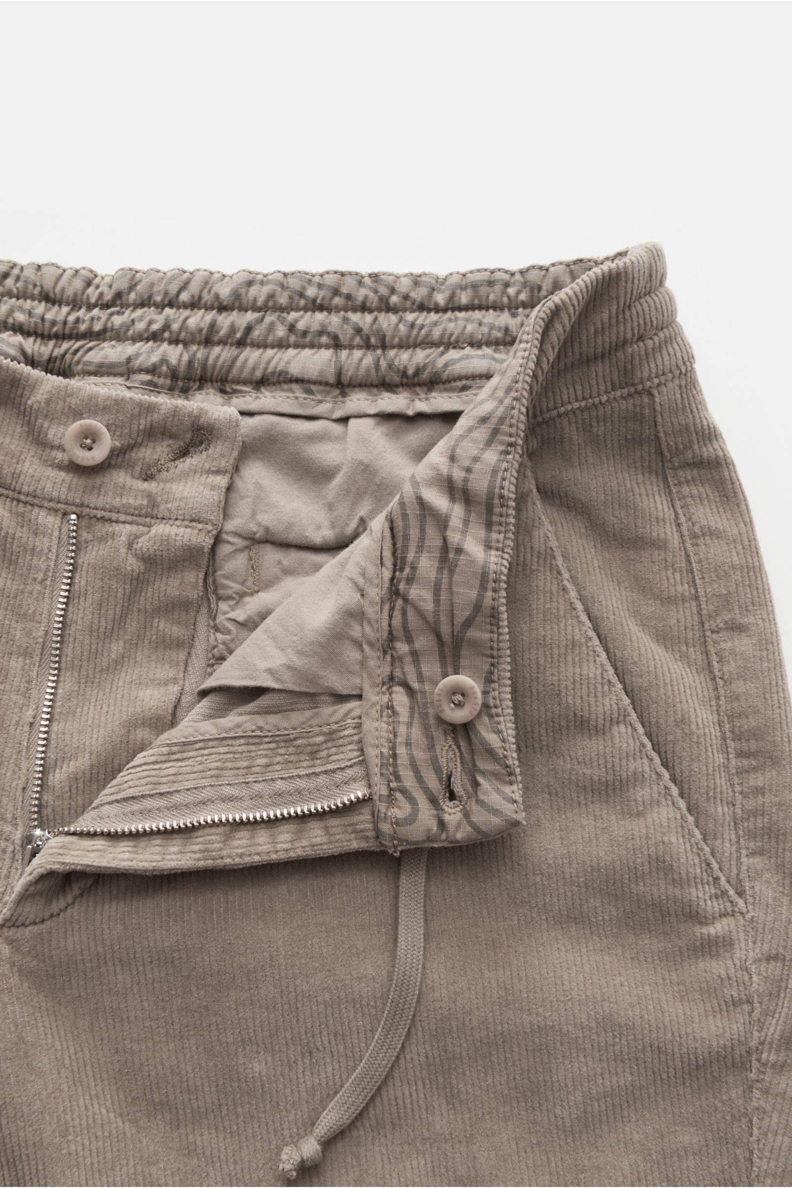 04651/ A trip in a bag Cord Cargo-Jogpants beige