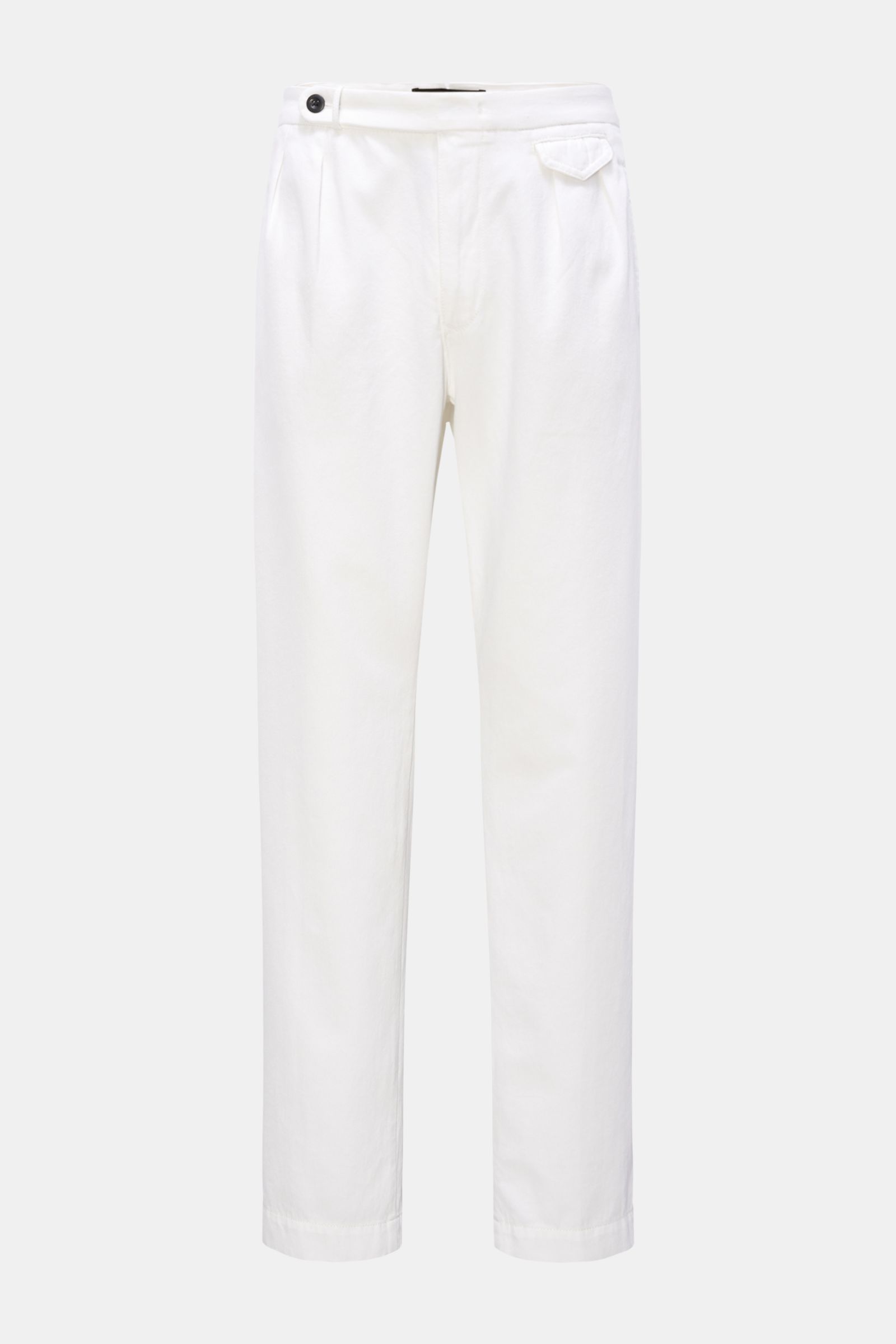Incotex Slacks Baumwollhose offwhite