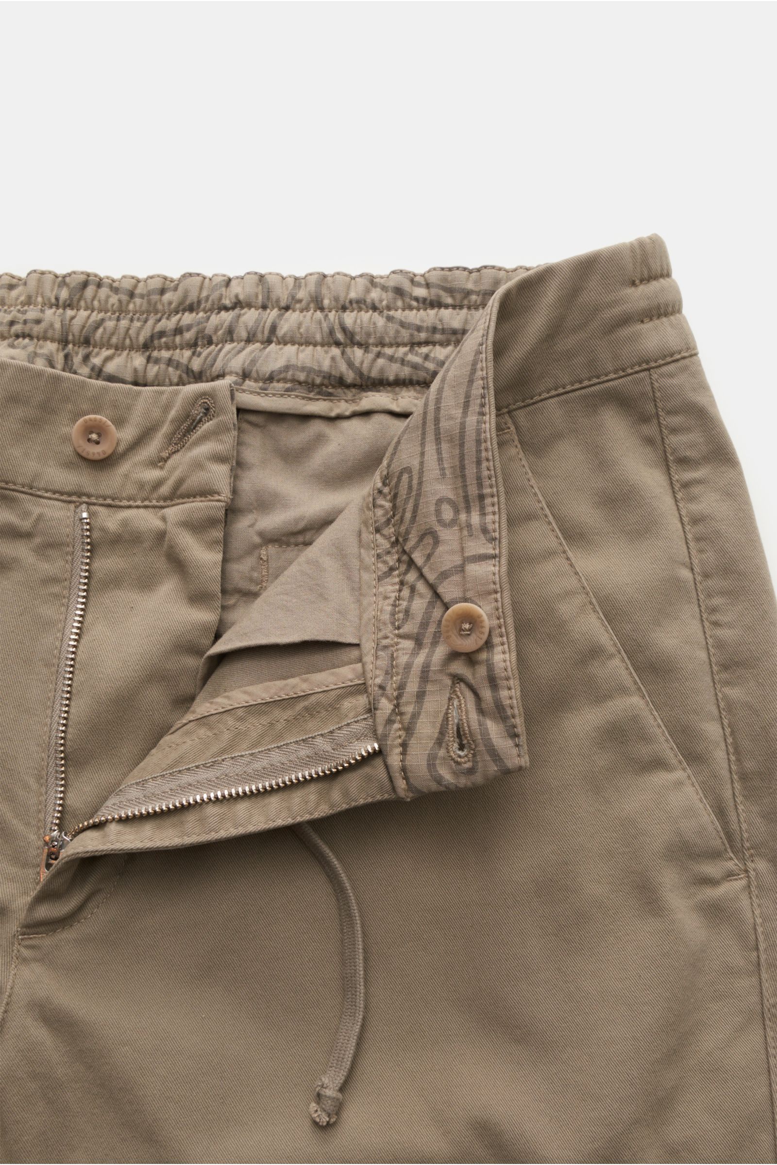 04651/ A trip in a bag Cargo-Jogpants 'Twill Cargo' graubraun