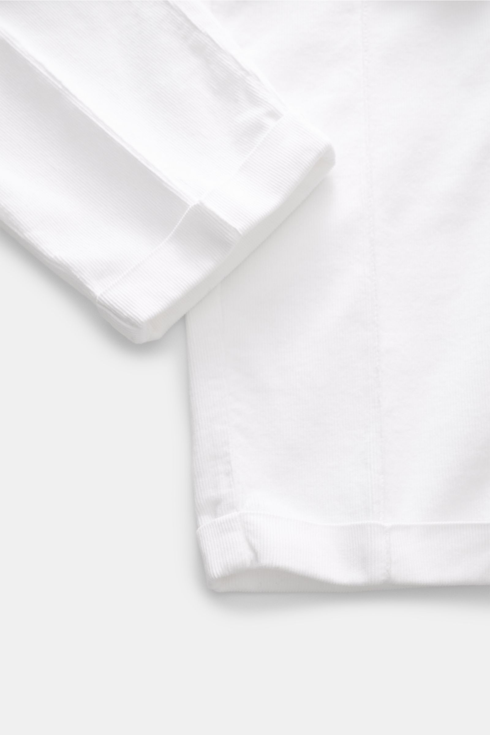 04651/ A trip in a bag Cord-Jogpants weiß