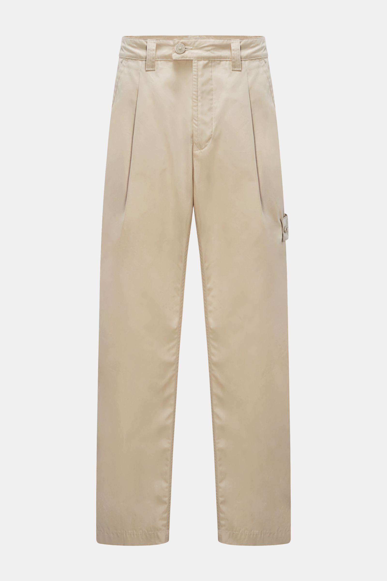 STONE ISLAND cotton trousers O Ventile Ghost Piece beige BRAUN Hamburg