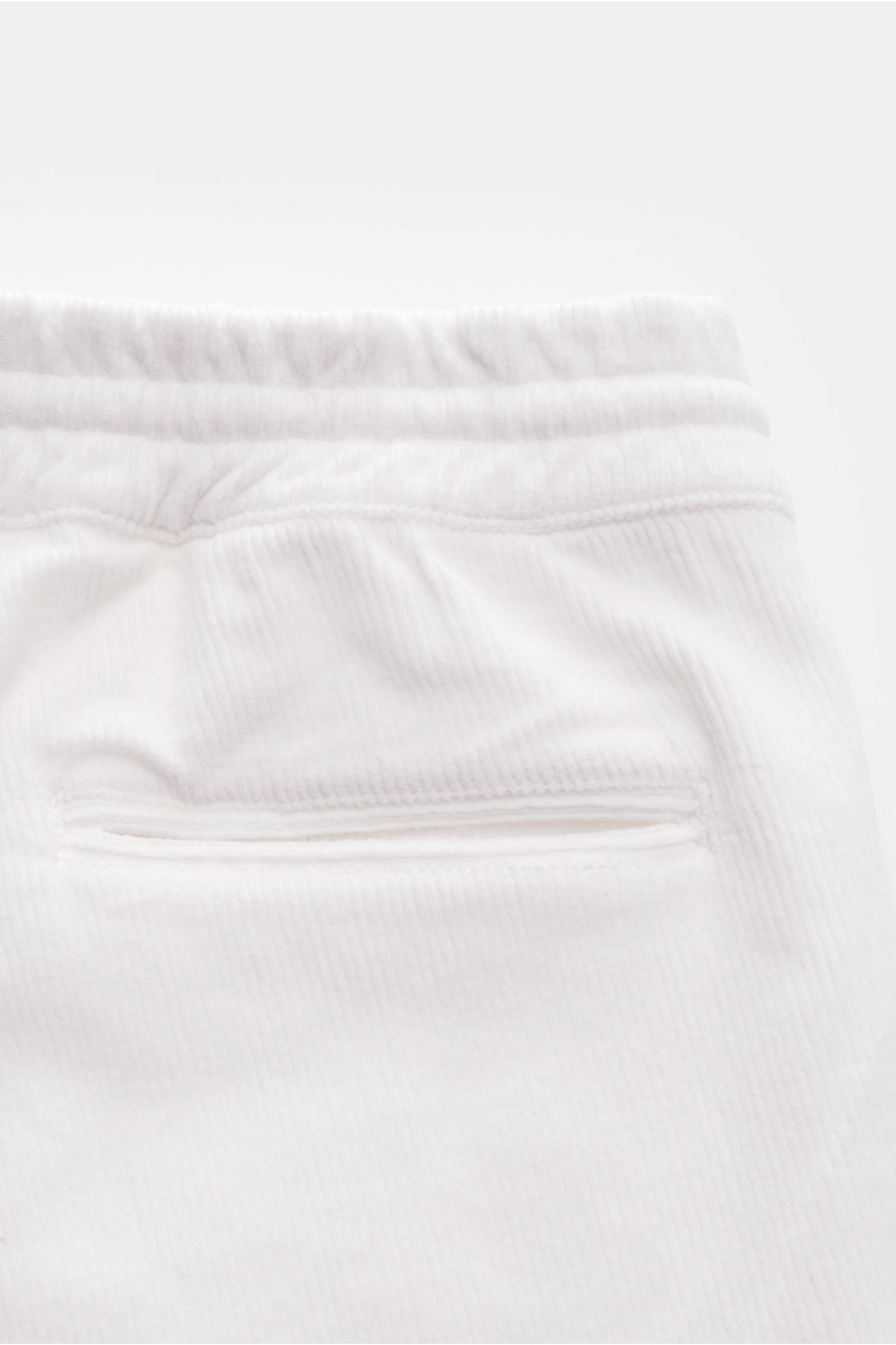 04651/ A trip in a bag Corduroy jogger pants 'Smart Cord Cargo' white