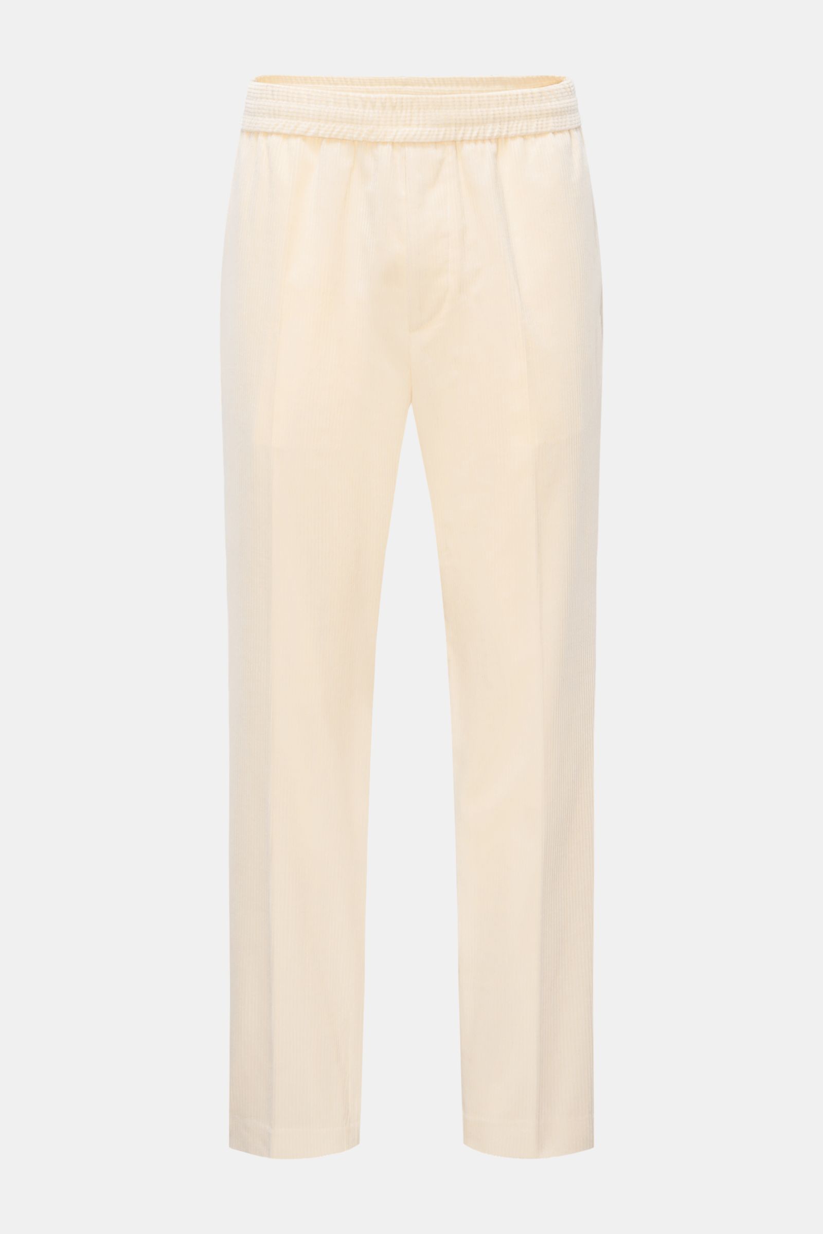 Hindustrie Corduroy jogger pants 'Velluto' cream