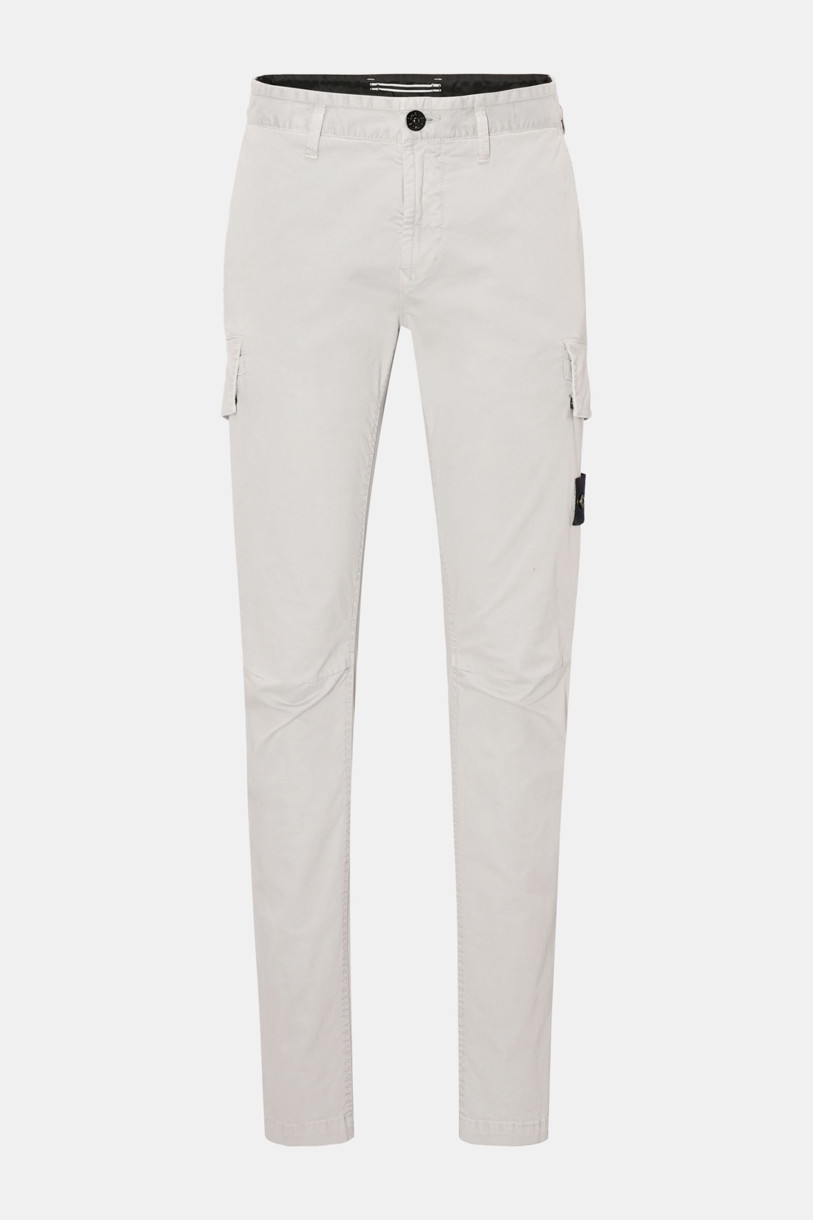 Stone Island Baumwoll-Cargohose hellgrau