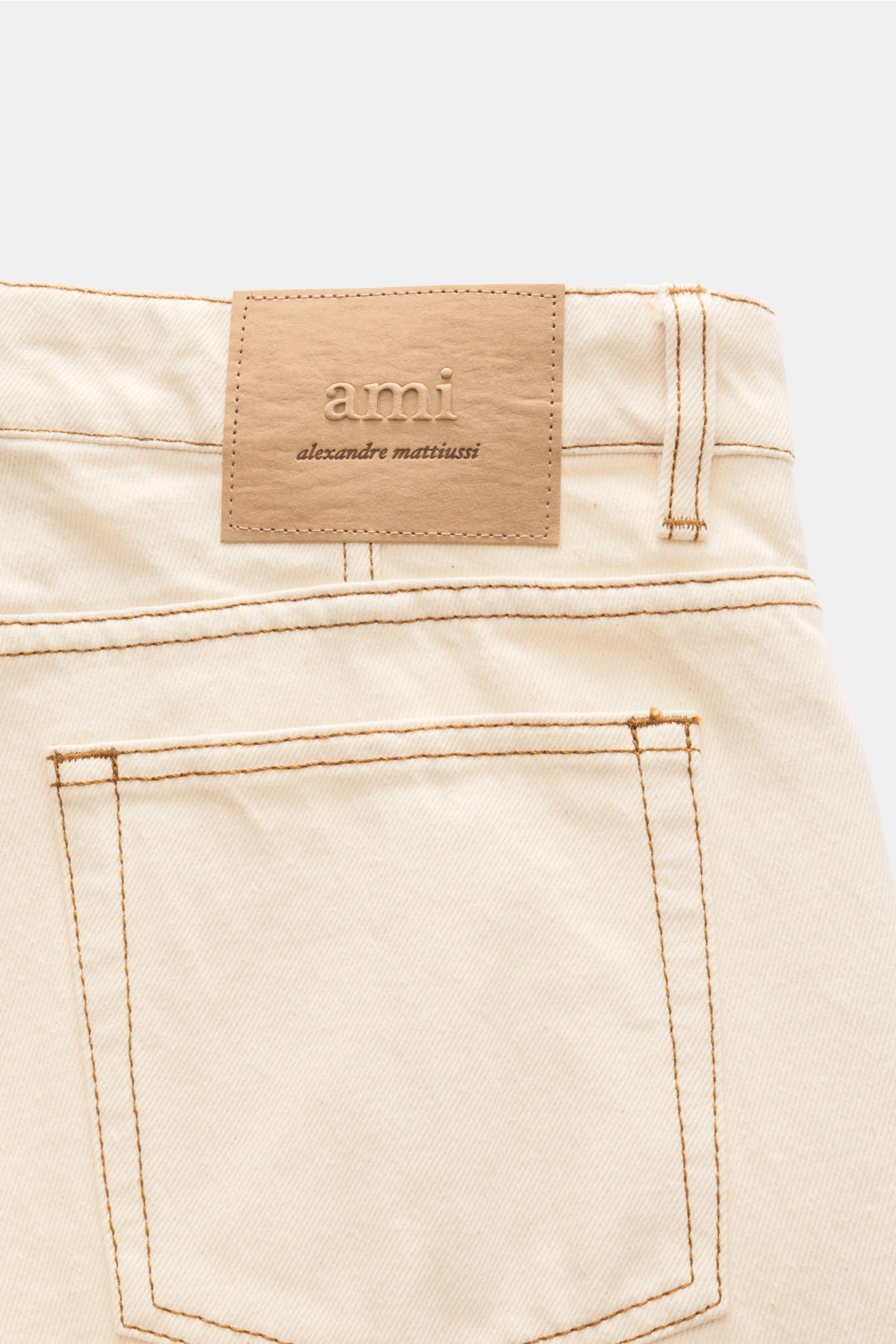 Ami Paris Jeans 'Classic Fit' creme