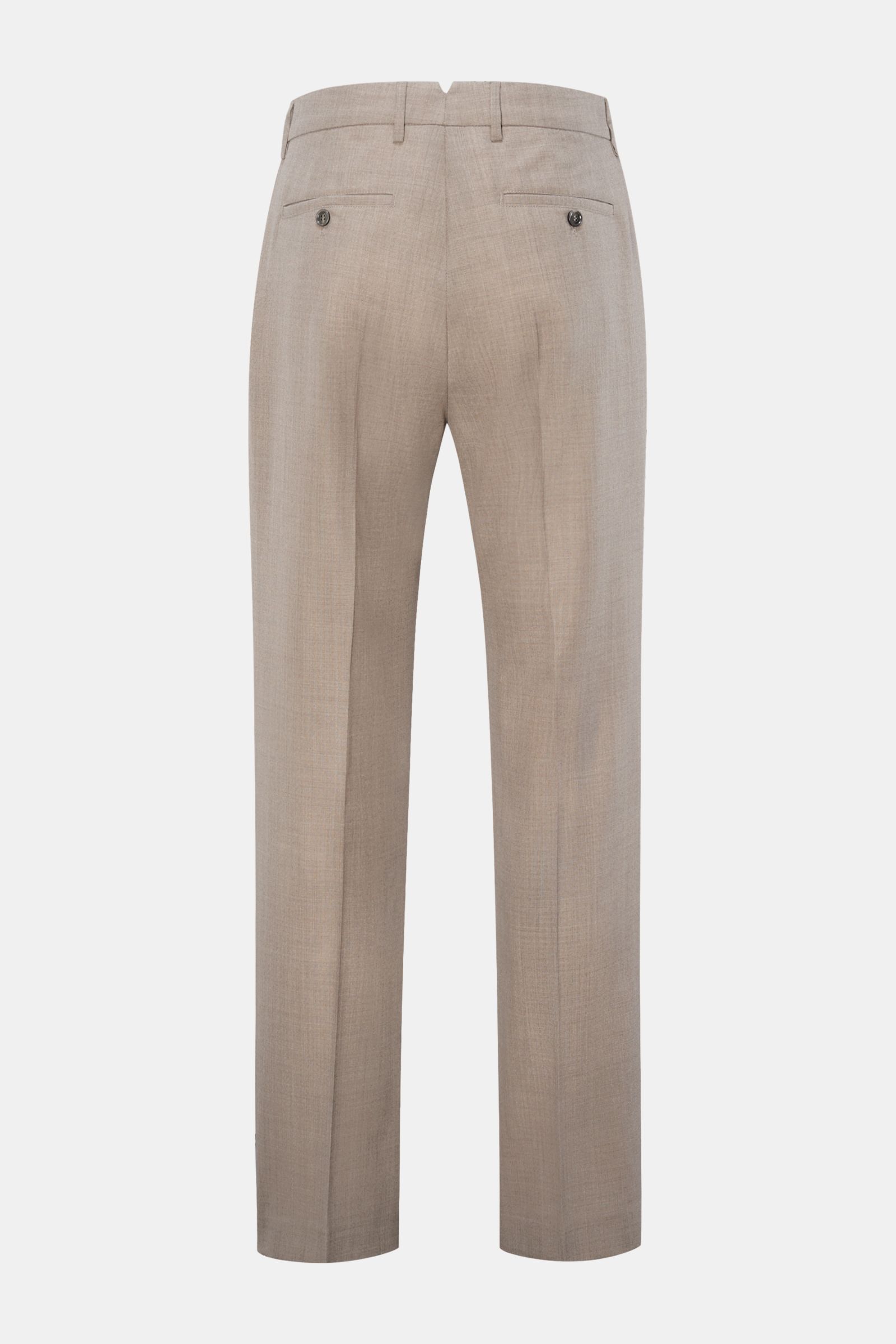 Ami Paris Wool trousers beige mottled