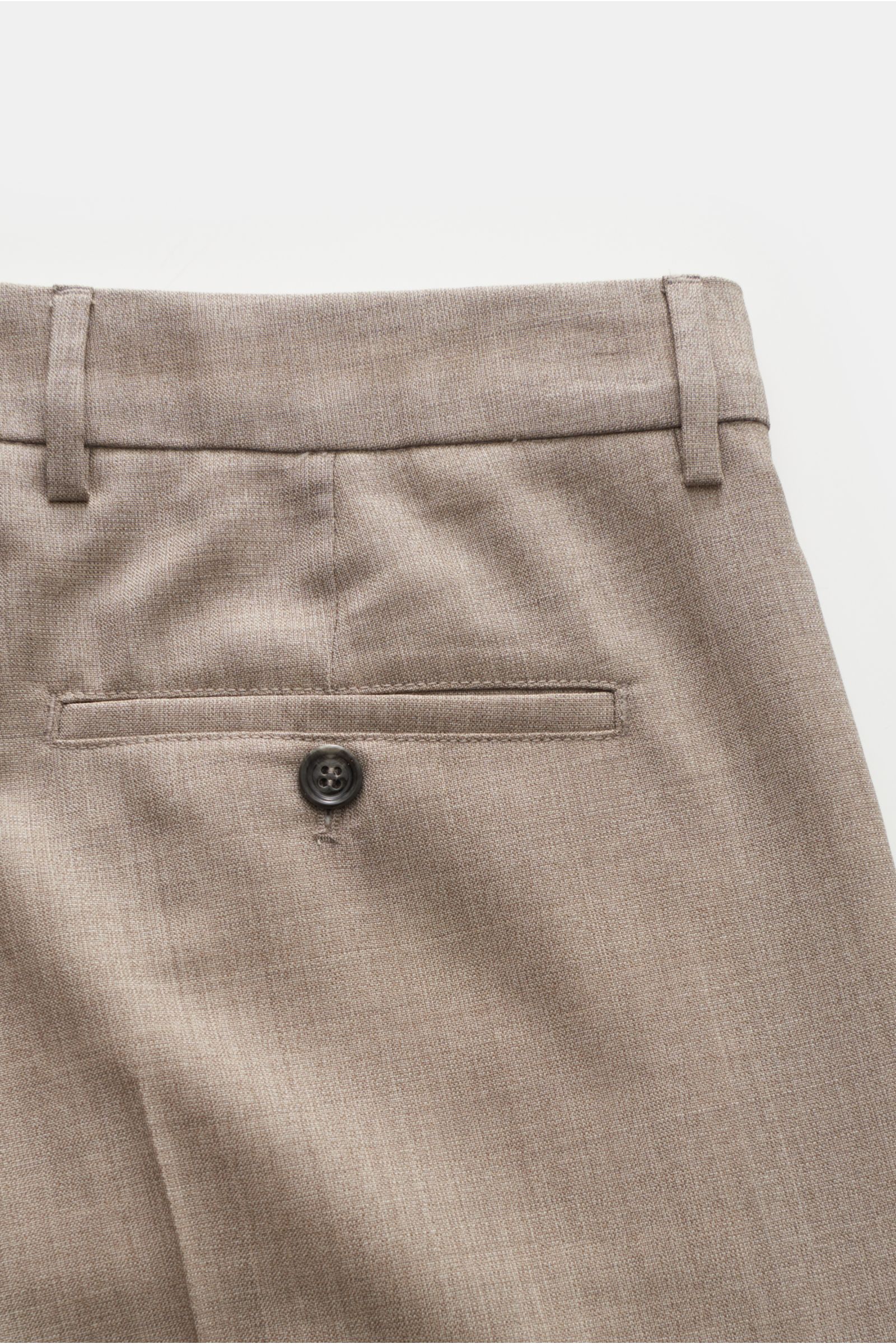 Ami Paris Wool trousers beige mottled