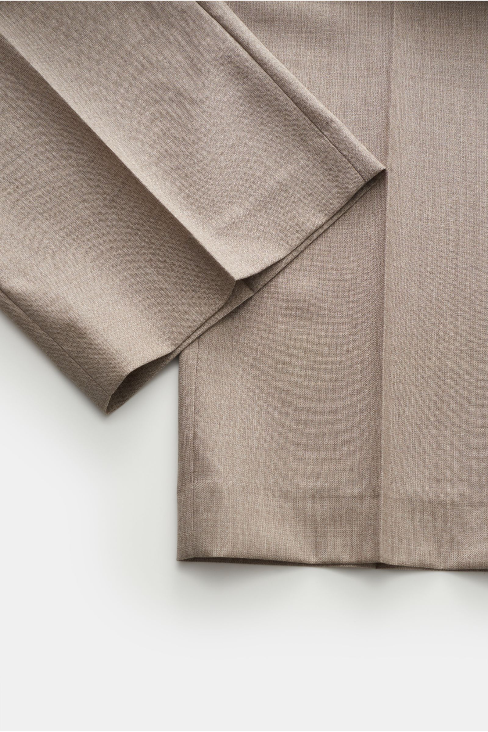 Ami Paris Wool trousers beige mottled