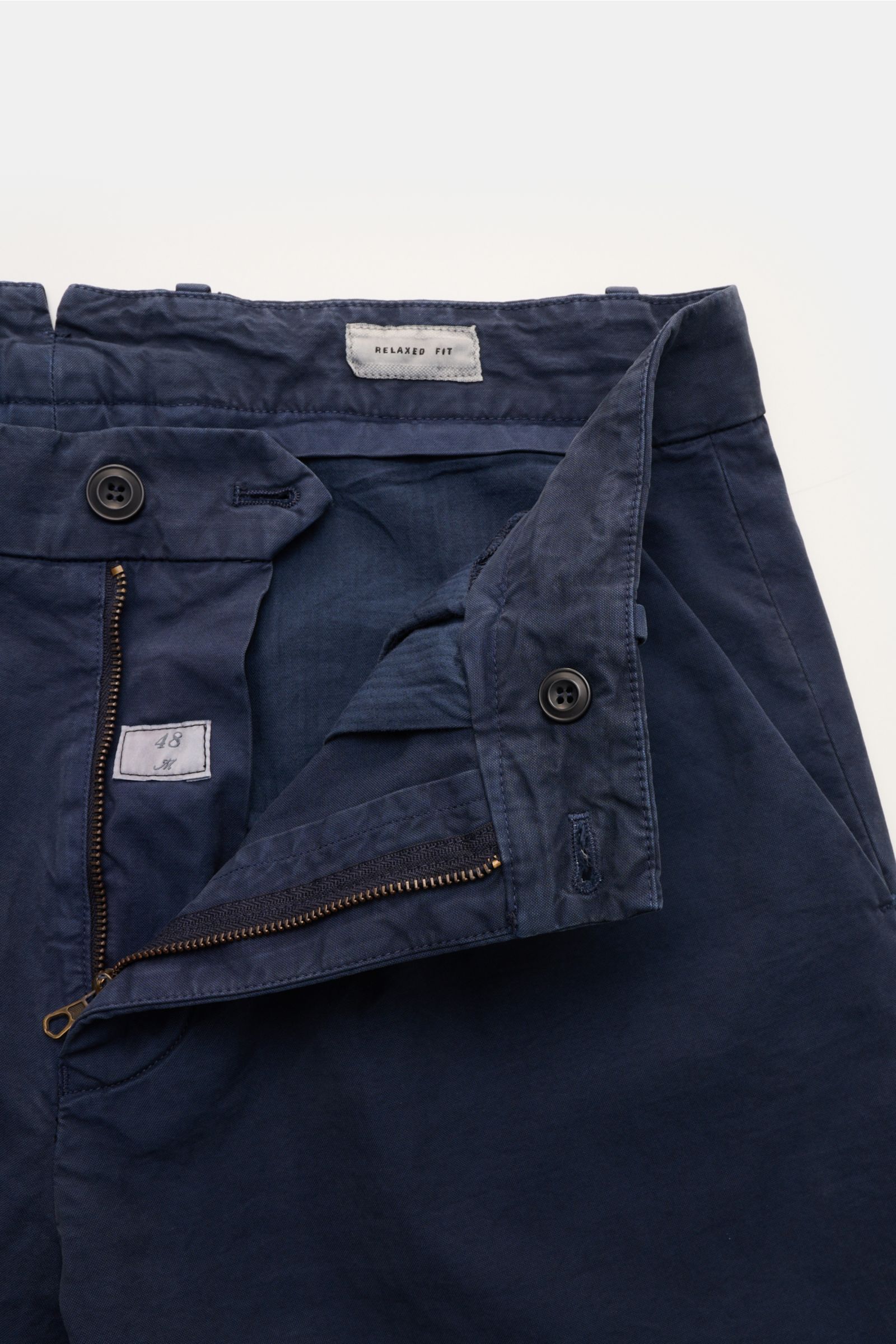 Mason's Baumwollhose 'Pinces' navy