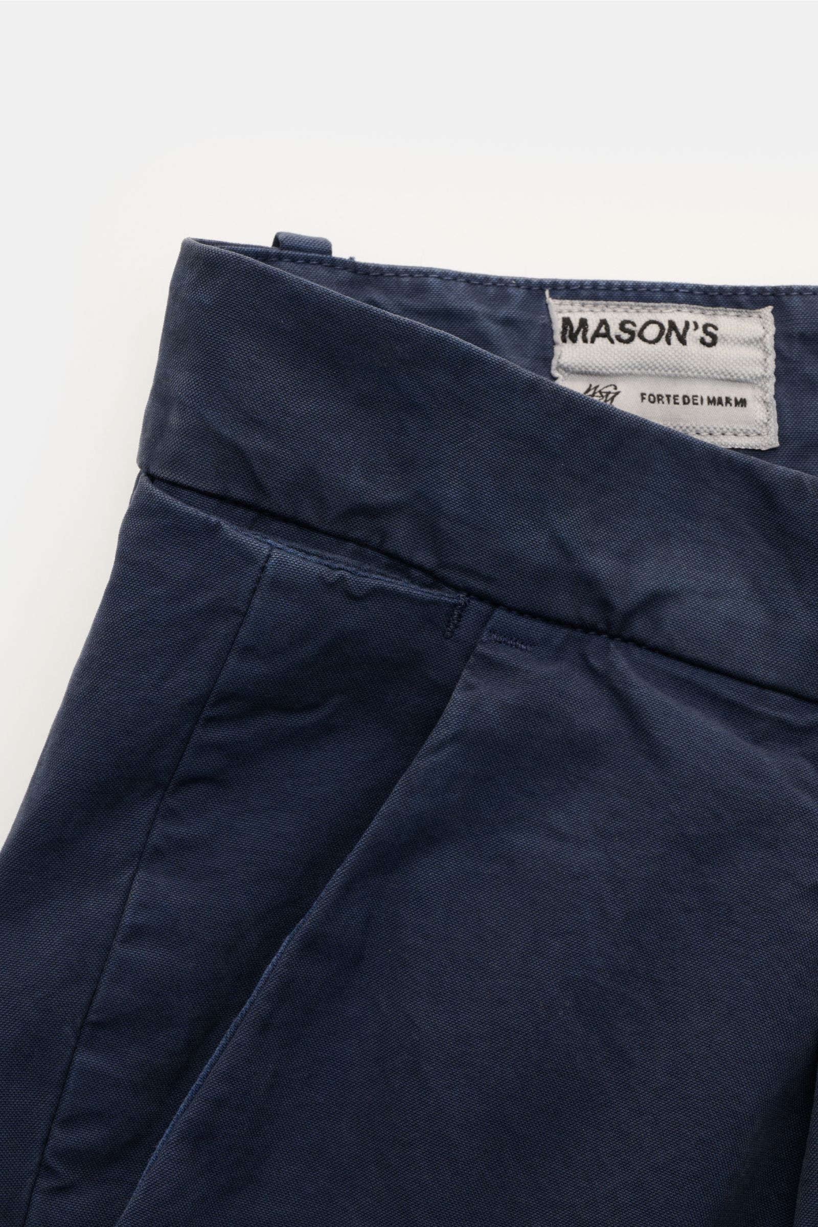 Mason's Baumwollhose 'Pinces' navy