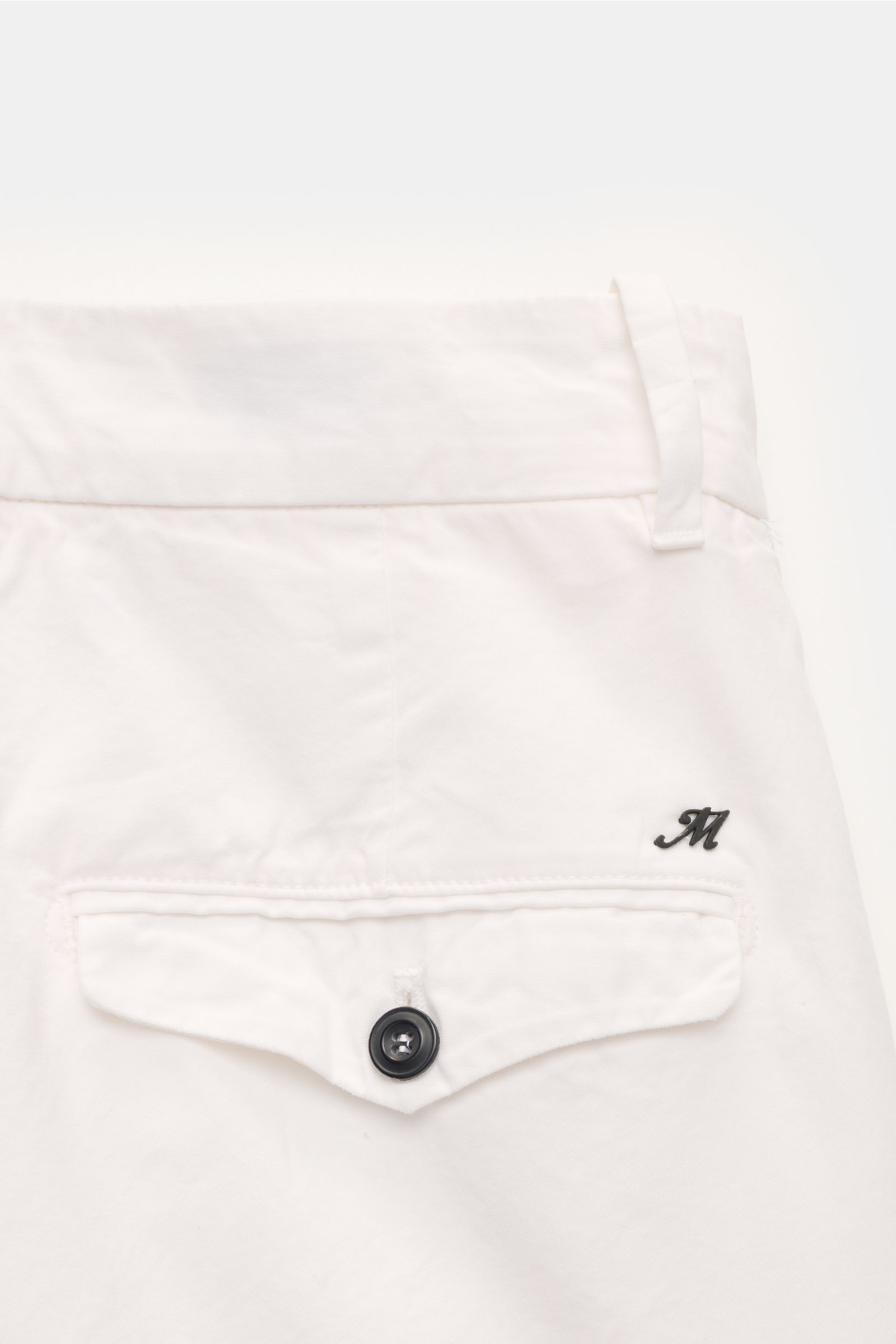 Mason's Cotton trousers 'Pinces' off-white