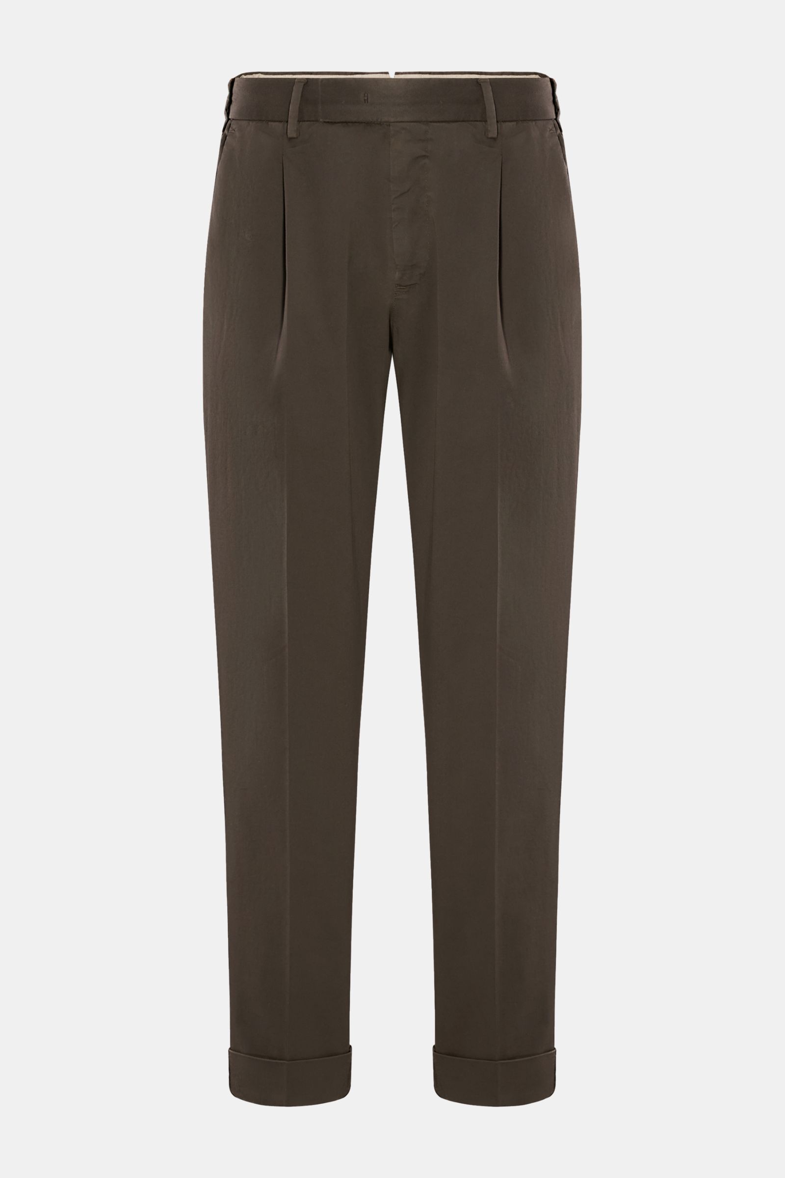 PT Torino Cotton trousers 'Rebel Fit' dark brown