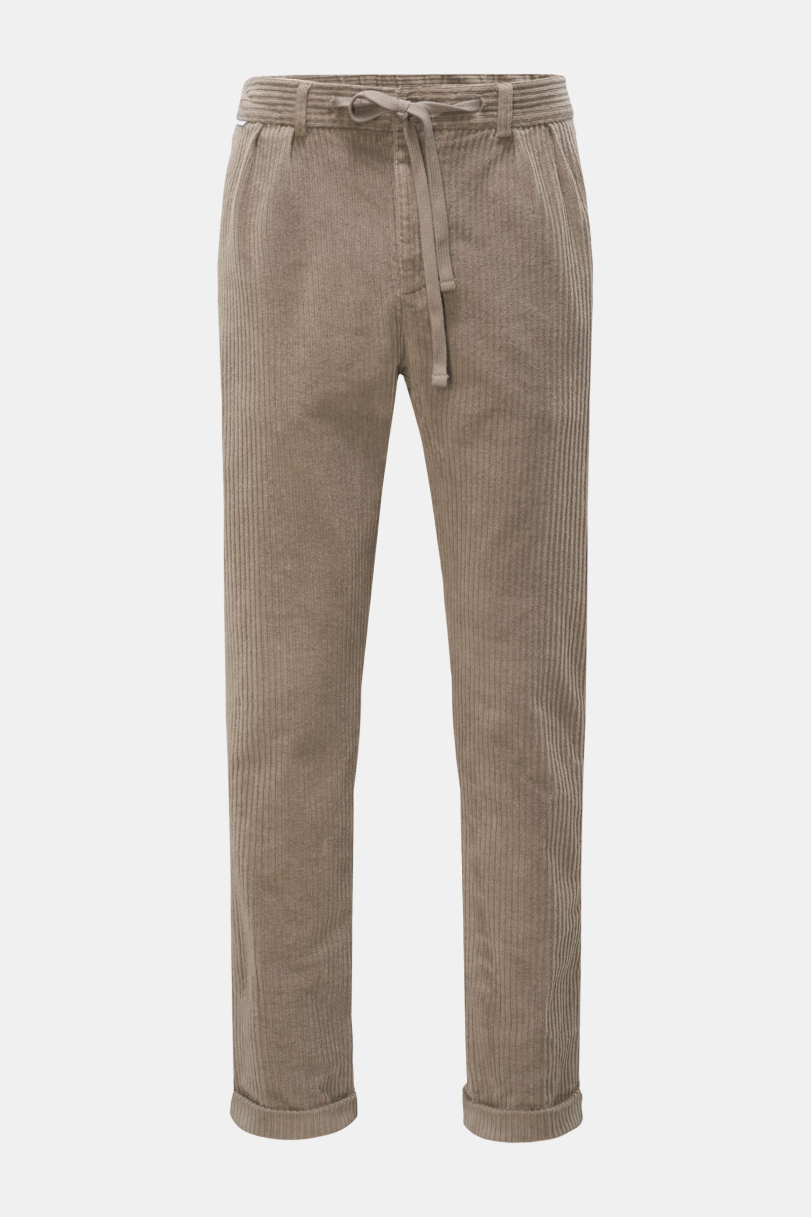 04651/ A trip in a bag Corduroy jogger pants taupe