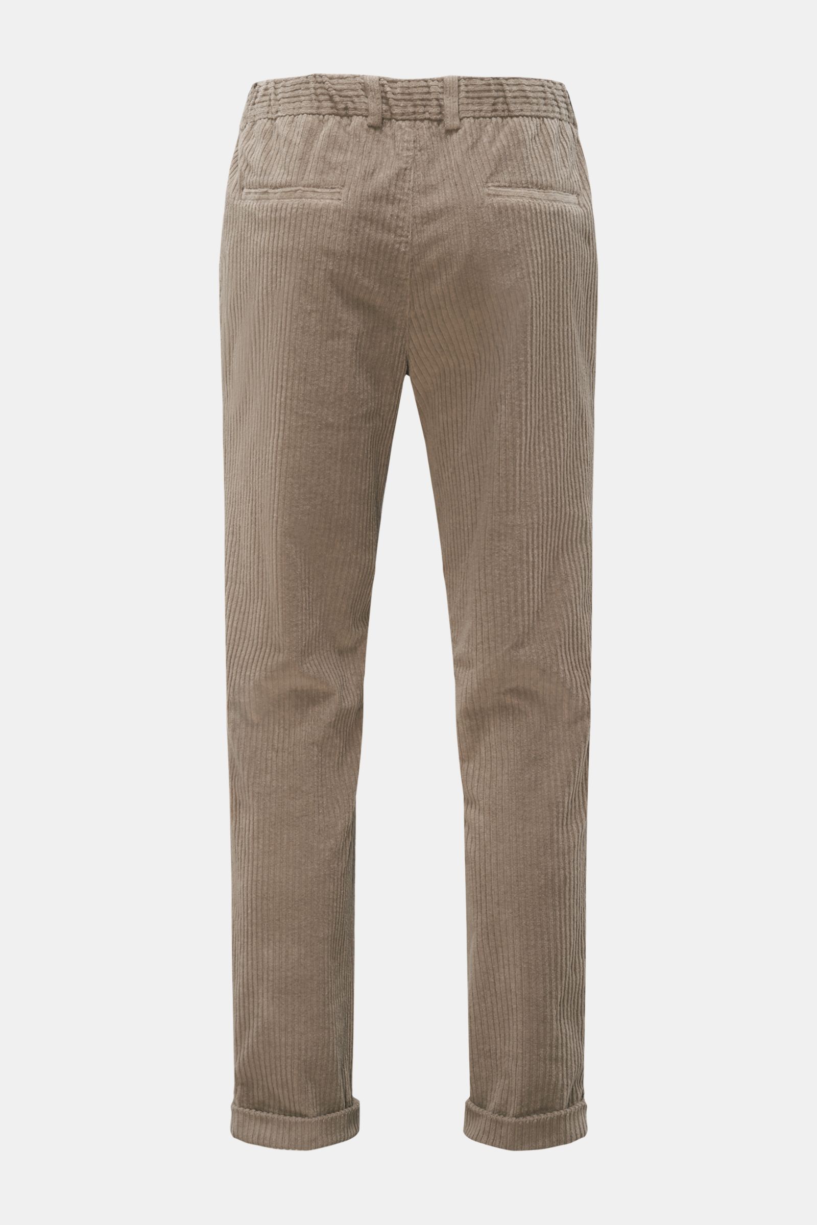 04651/ A trip in a bag Corduroy jogger pants taupe