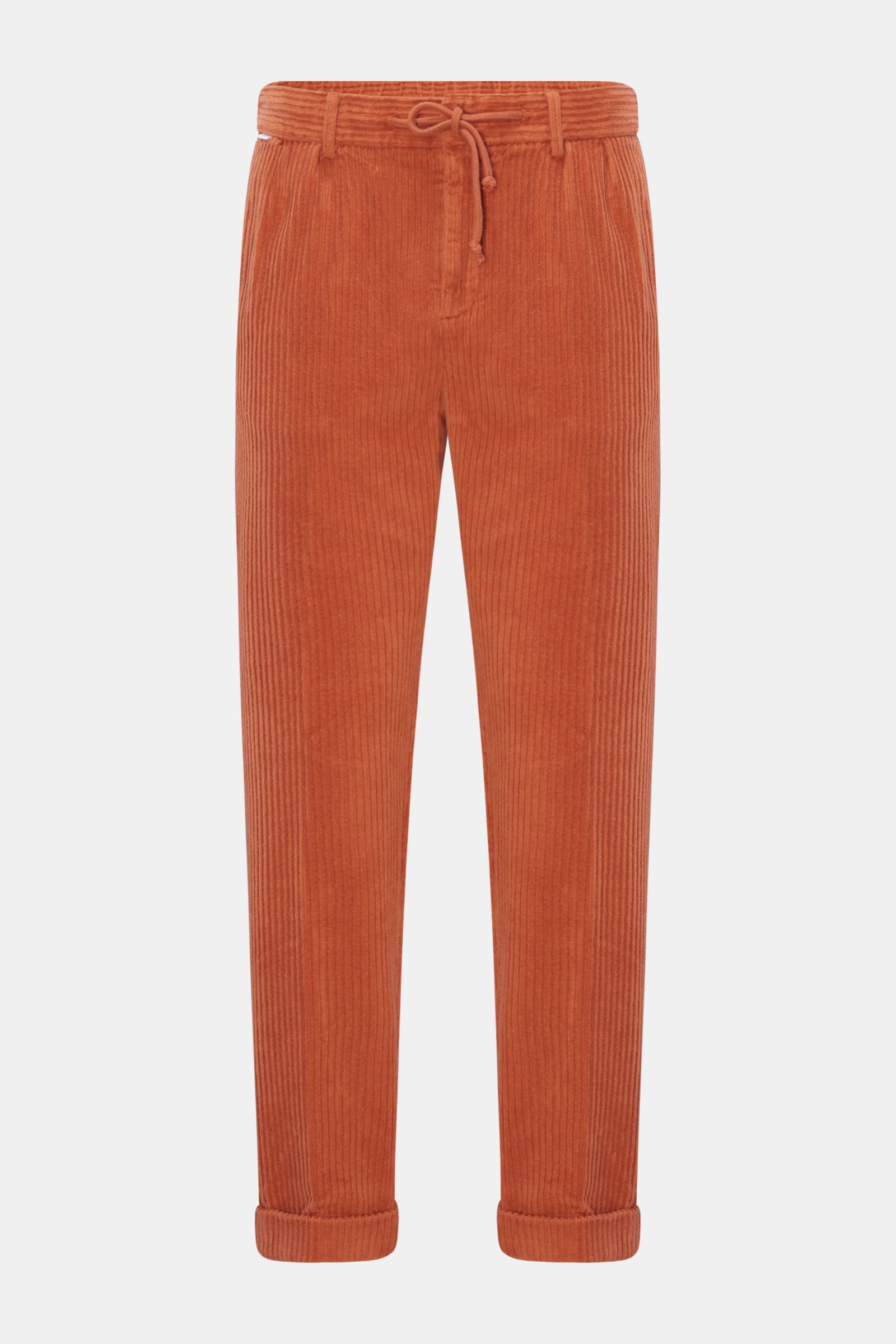 04651/ A trip in a bag Corduroy jogger pants orange