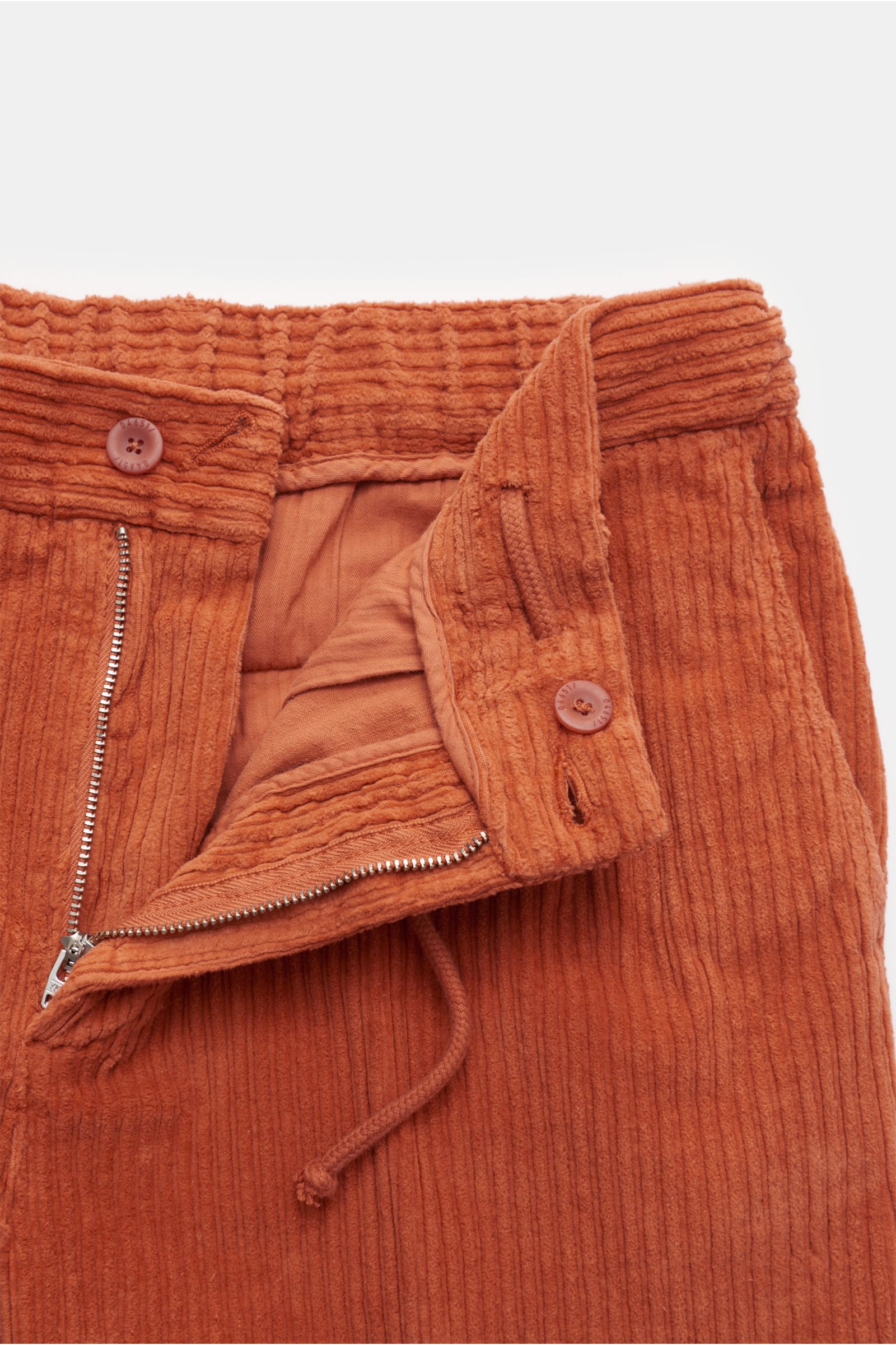 04651/ A trip in a bag Corduroy jogger pants orange