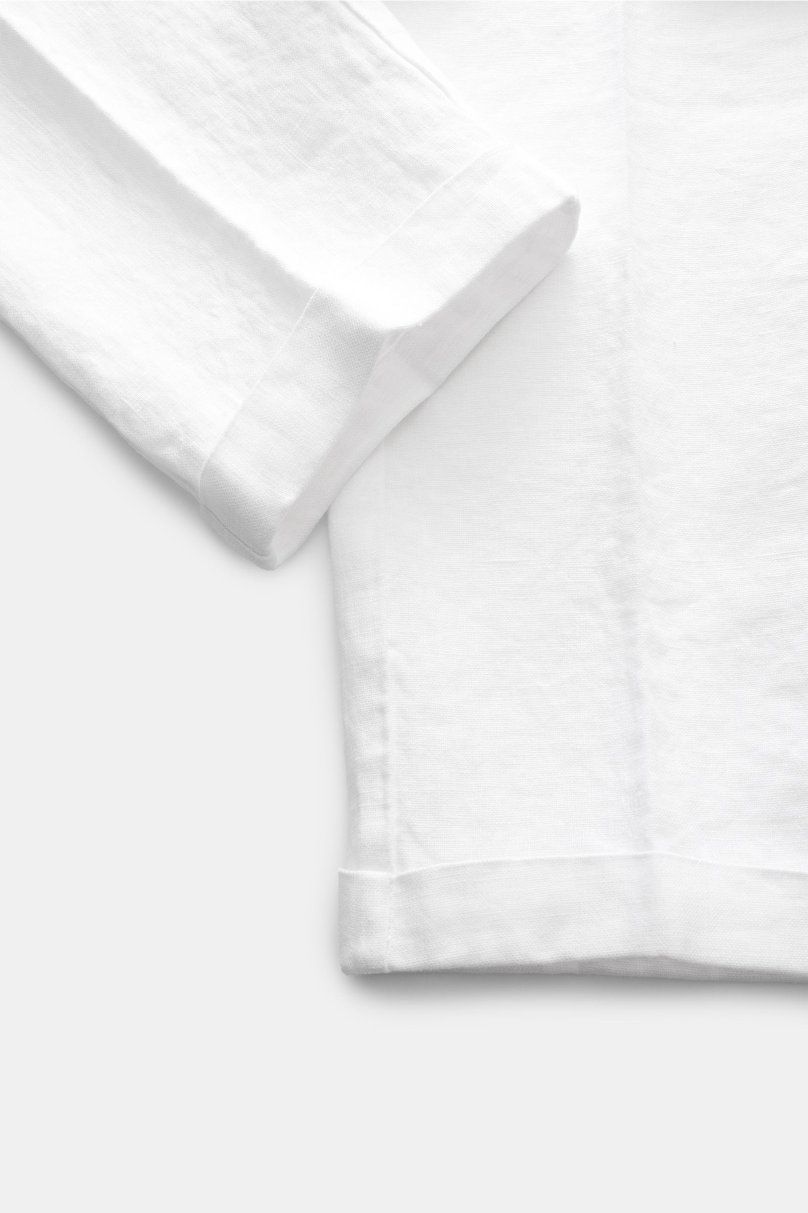 04651/ A trip in a bag Leinen-Hose 'GD Pants 001' weiß