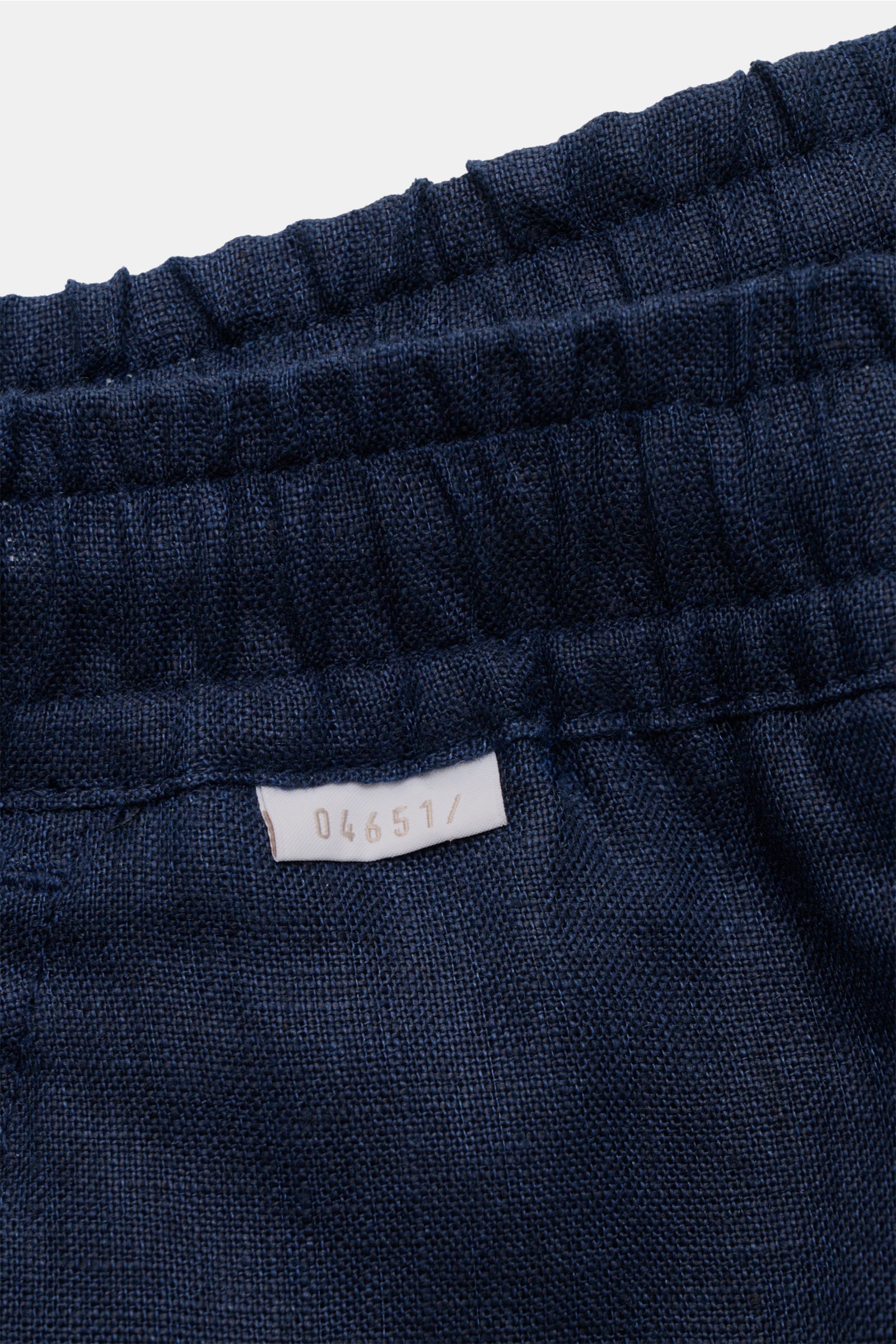 04651/ A trip in a bag Leinenhose 'Beach Pants' navy