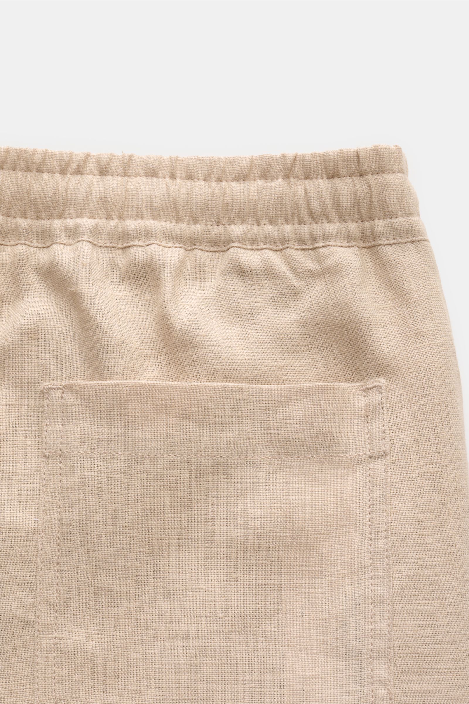 04651/ A trip in a bag Leinenhose 'Beach Pants' sand