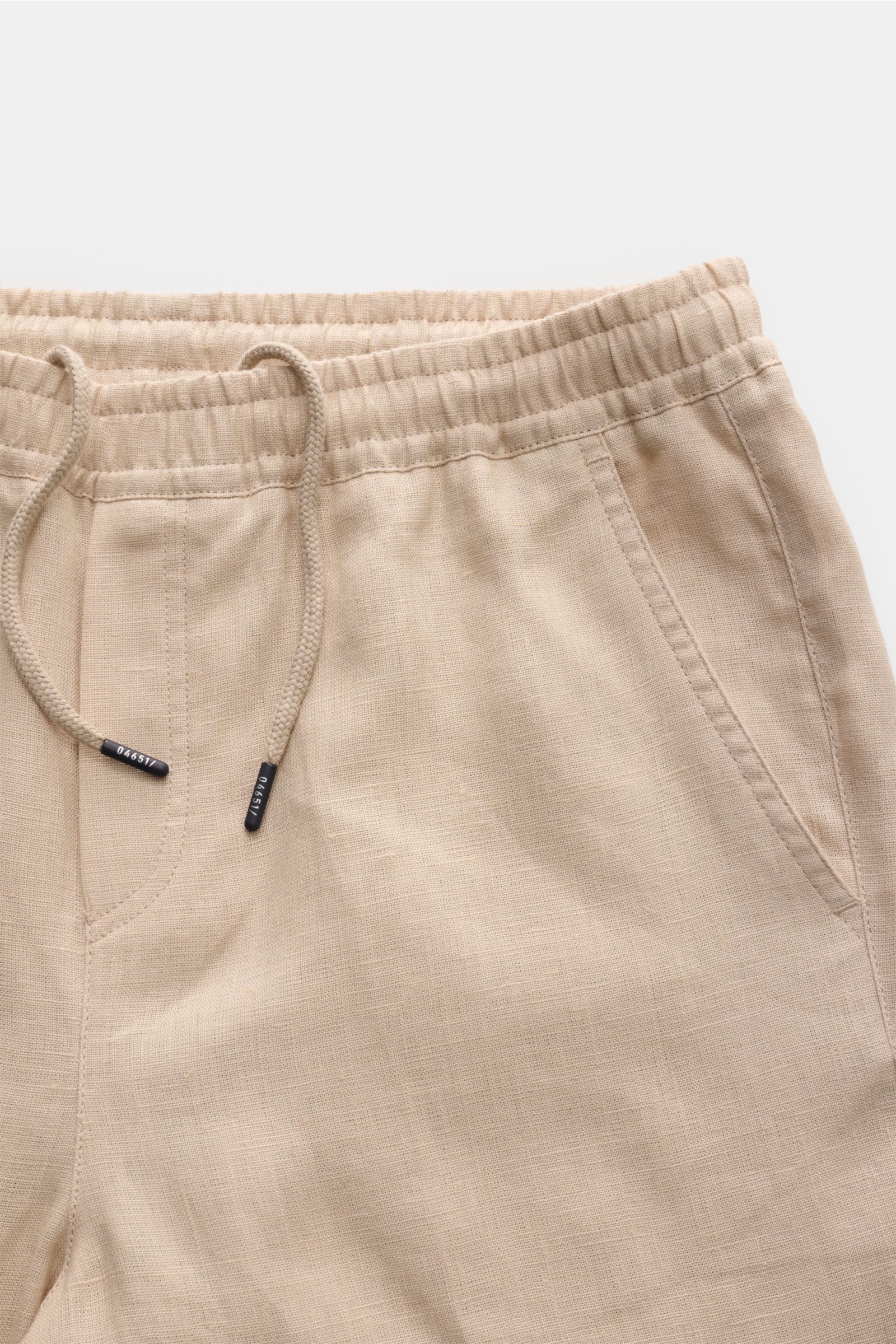 04651/ A trip in a bag Leinenhose 'Beach Pants' sand