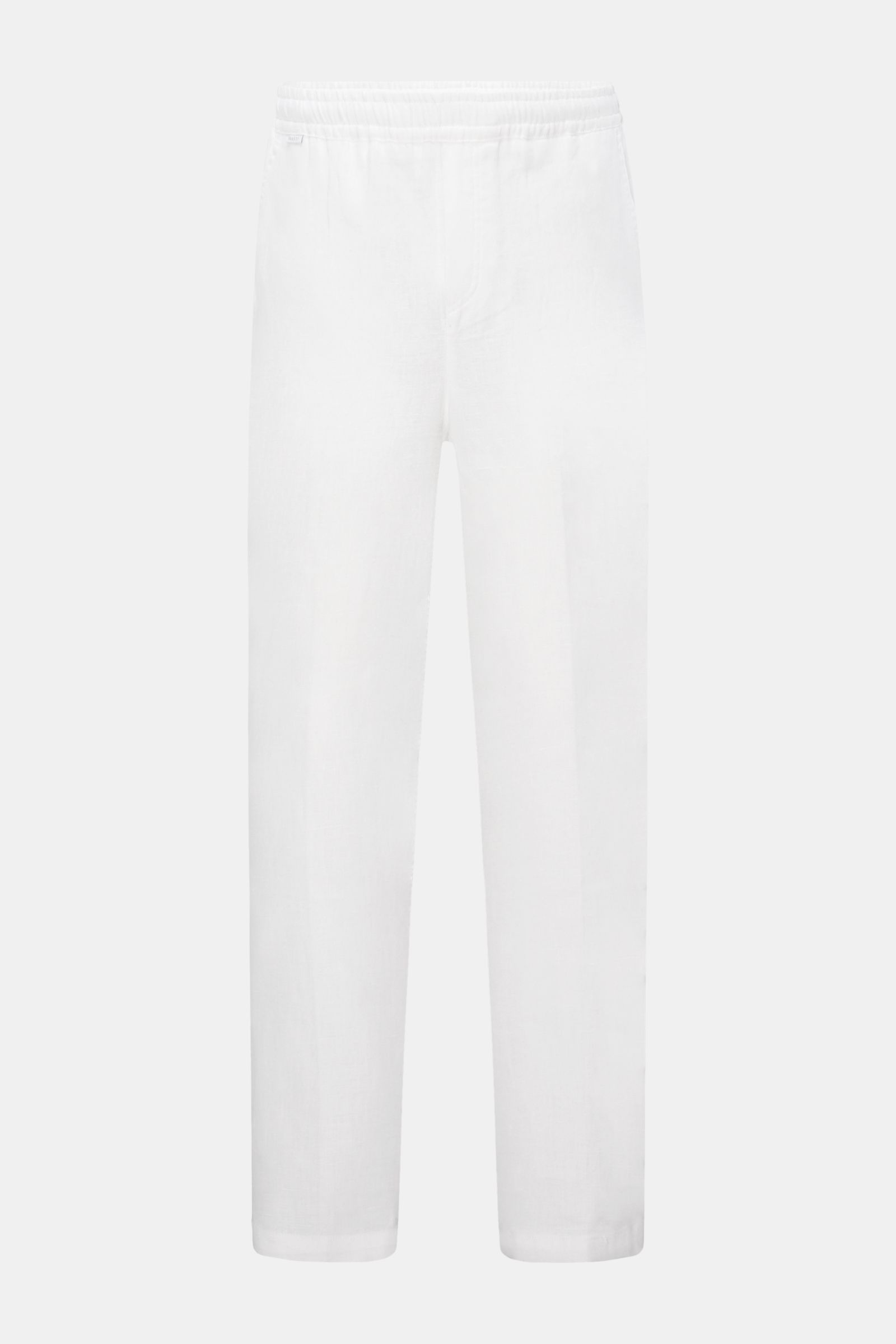 04651/ A trip in a bag Leinenhose 'Beach Pants' weiß