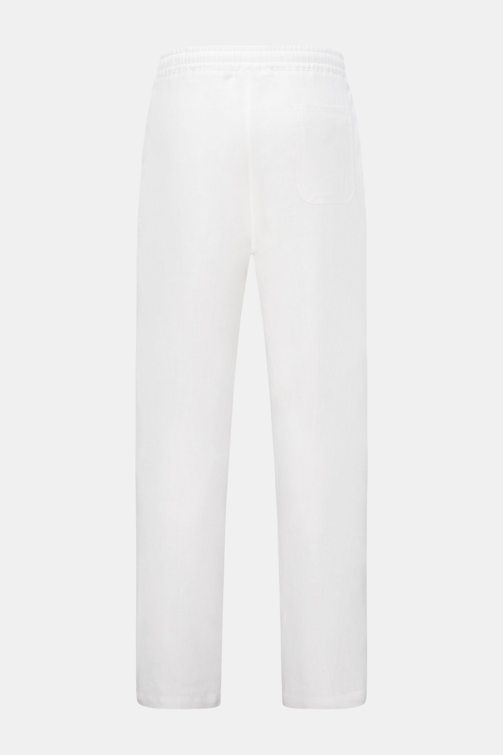 04651/ A trip in a bag Leinenhose 'Beach Pants' weiß