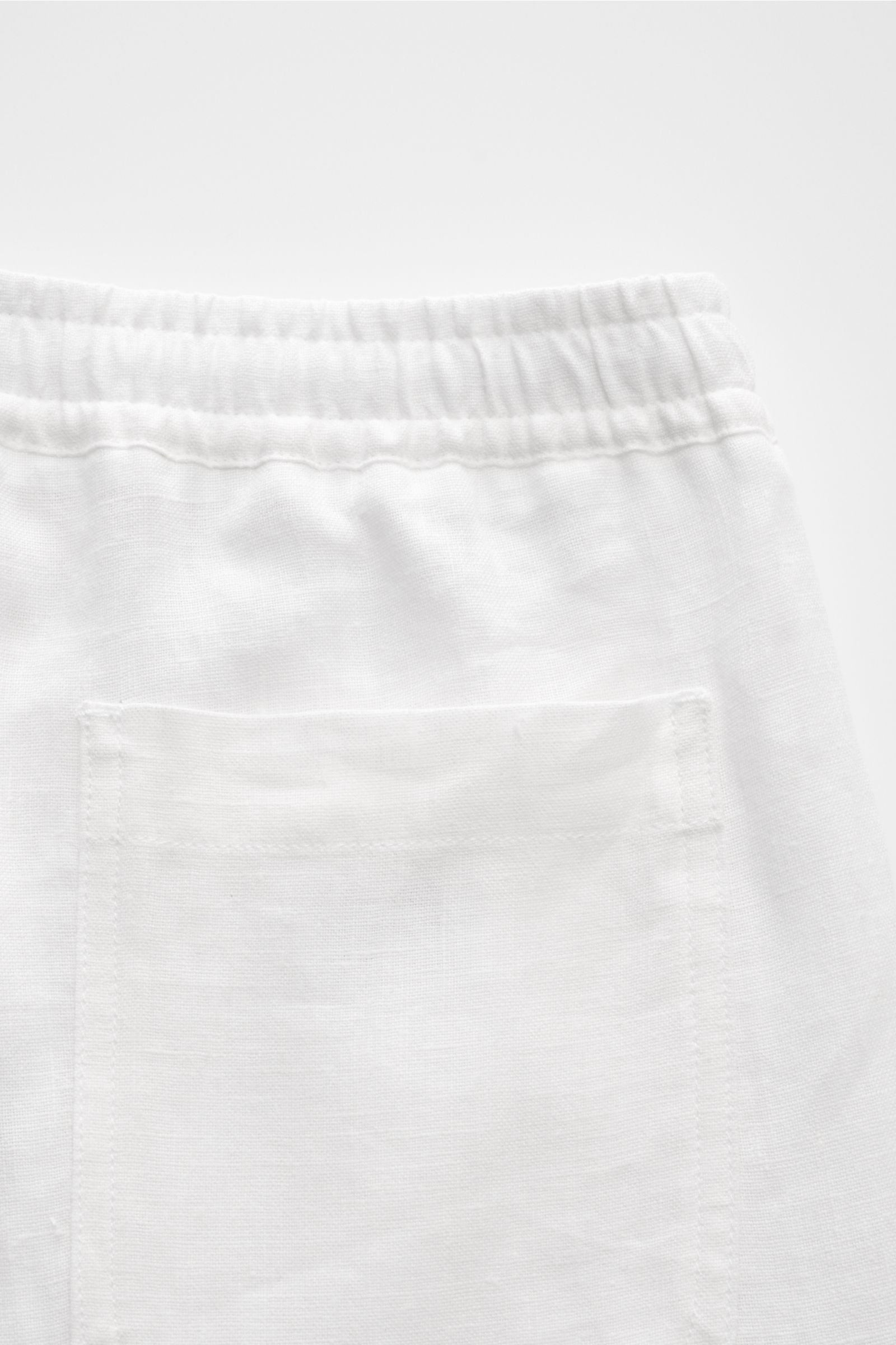 04651/ A trip in a bag Leinenhose 'Beach Pants' weiß