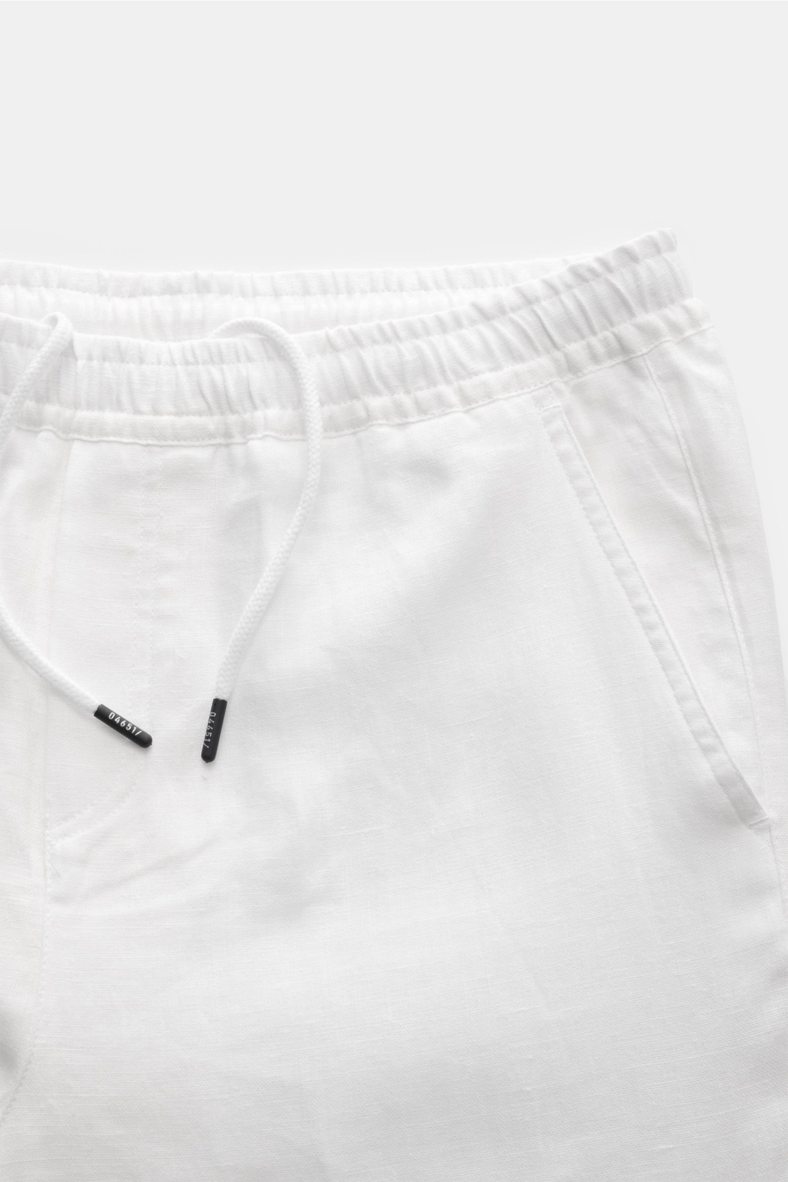 04651/ A trip in a bag Leinenhose 'Beach Pants' weiß