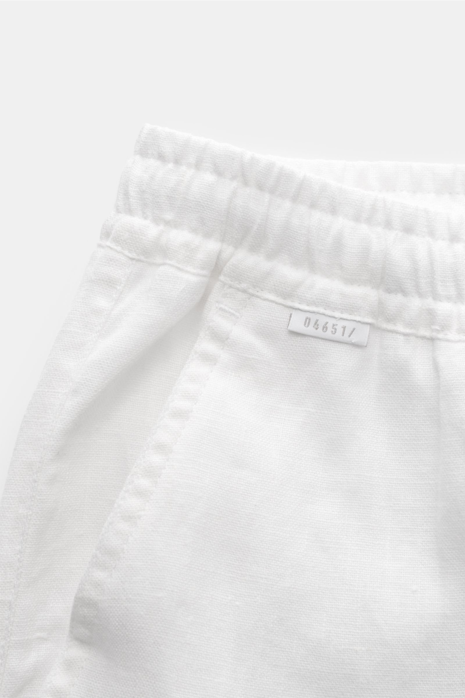 04651/ A trip in a bag Leinenhose 'Beach Pants' weiß