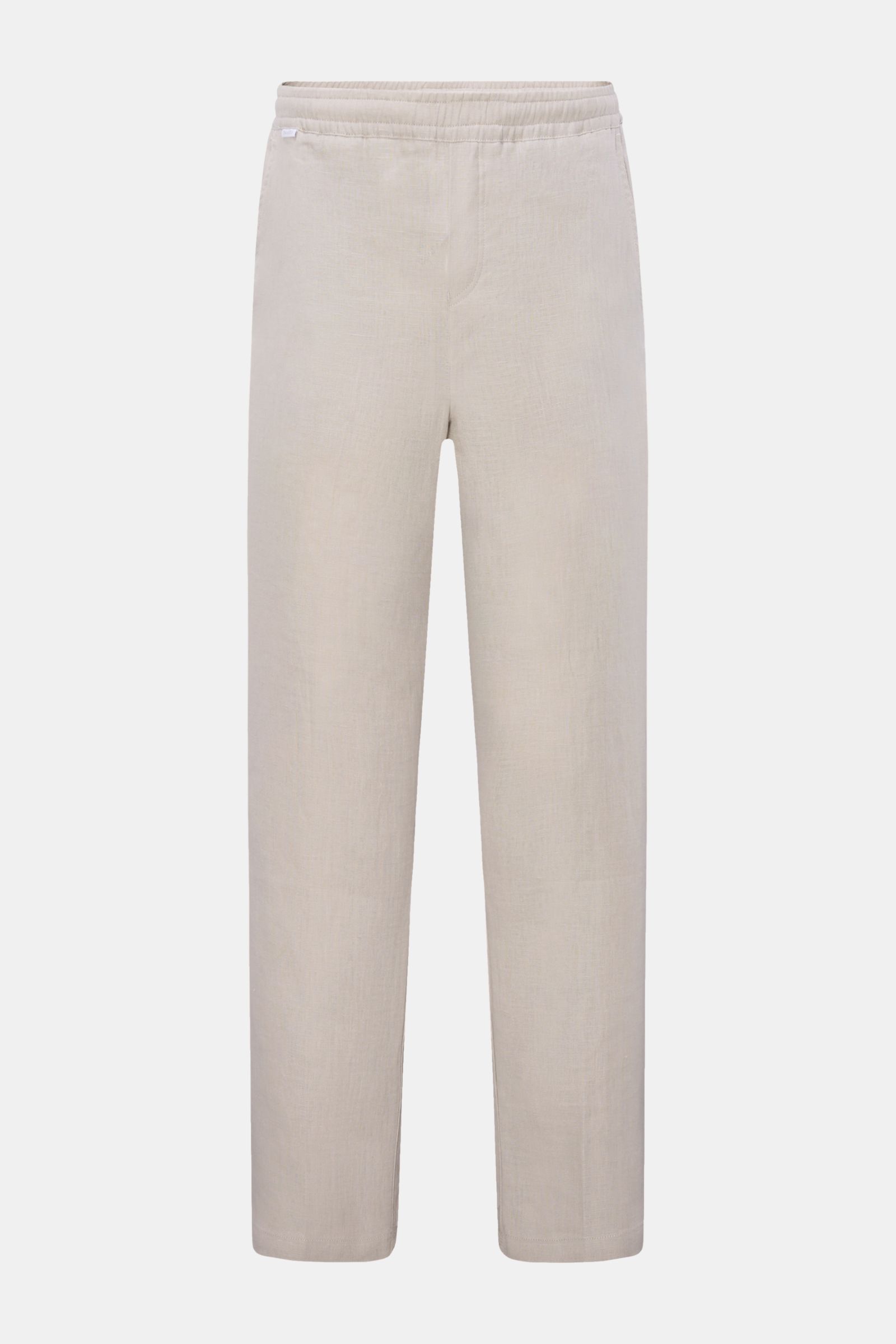 04651/ A trip in a bag Leinenhose 'Beach Pants' hellgrau