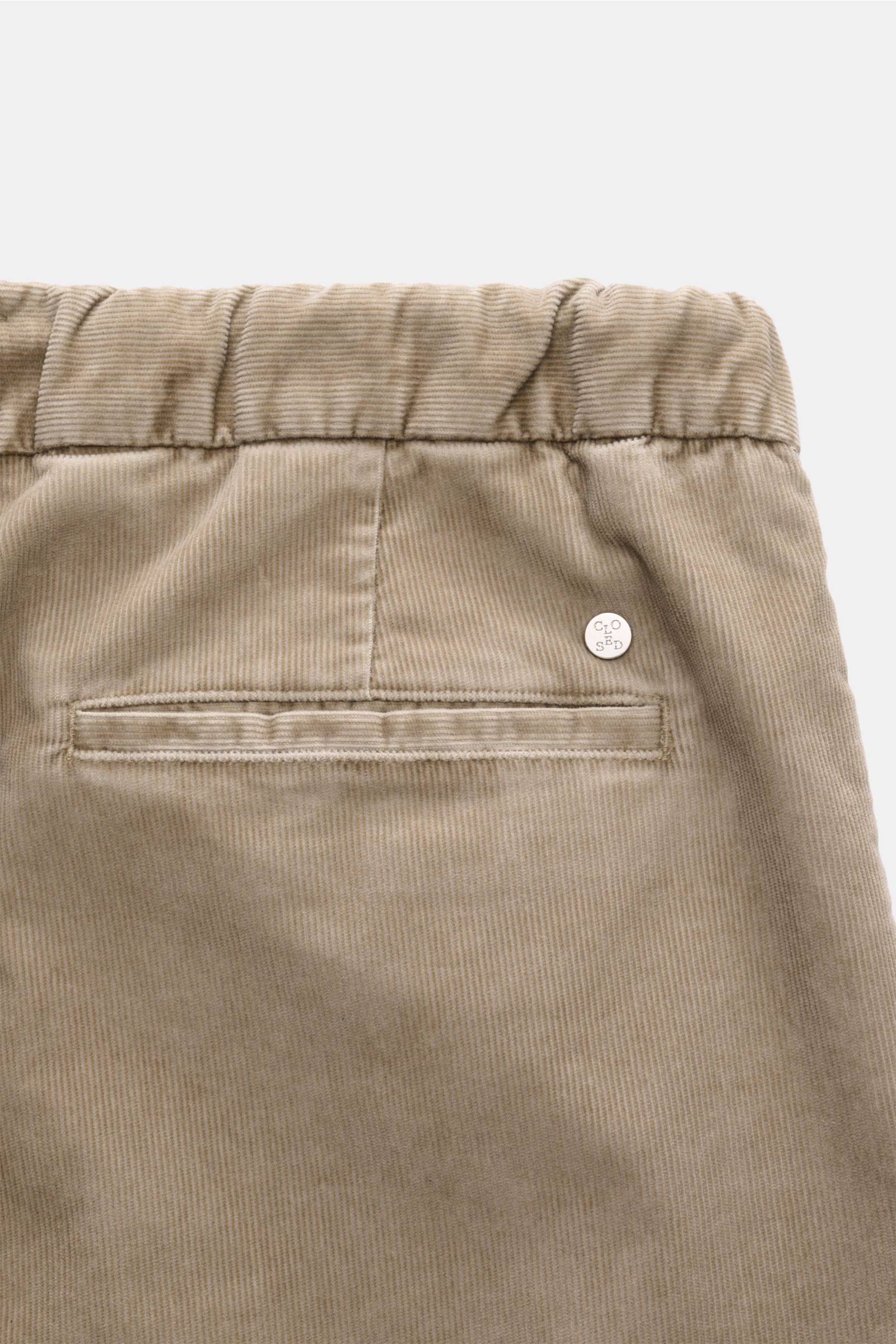 Closed Cordhose 'Vigo' sand