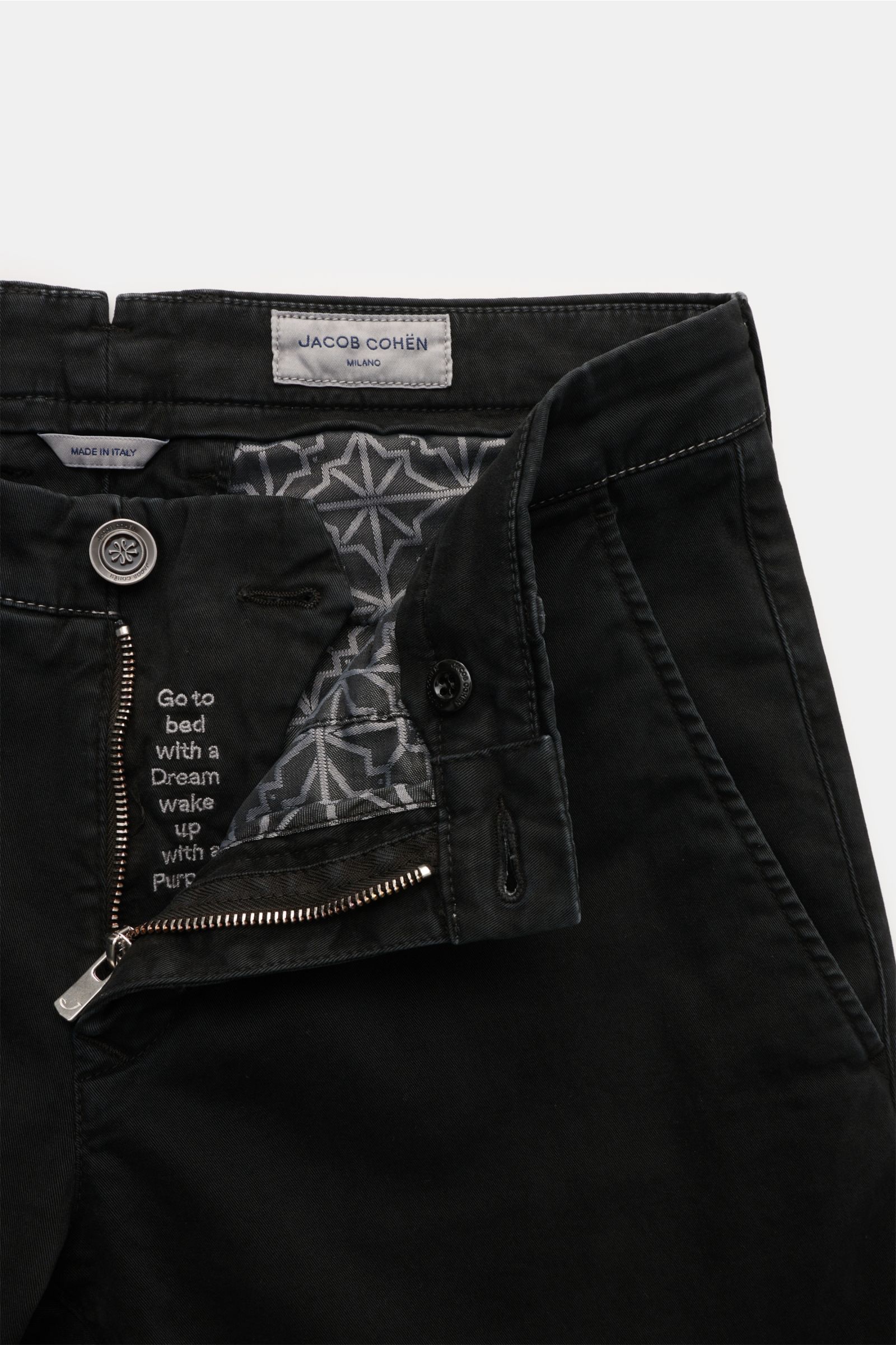 JACOB COHEN chinos 'Bobby' black | BRAUN Hamburg