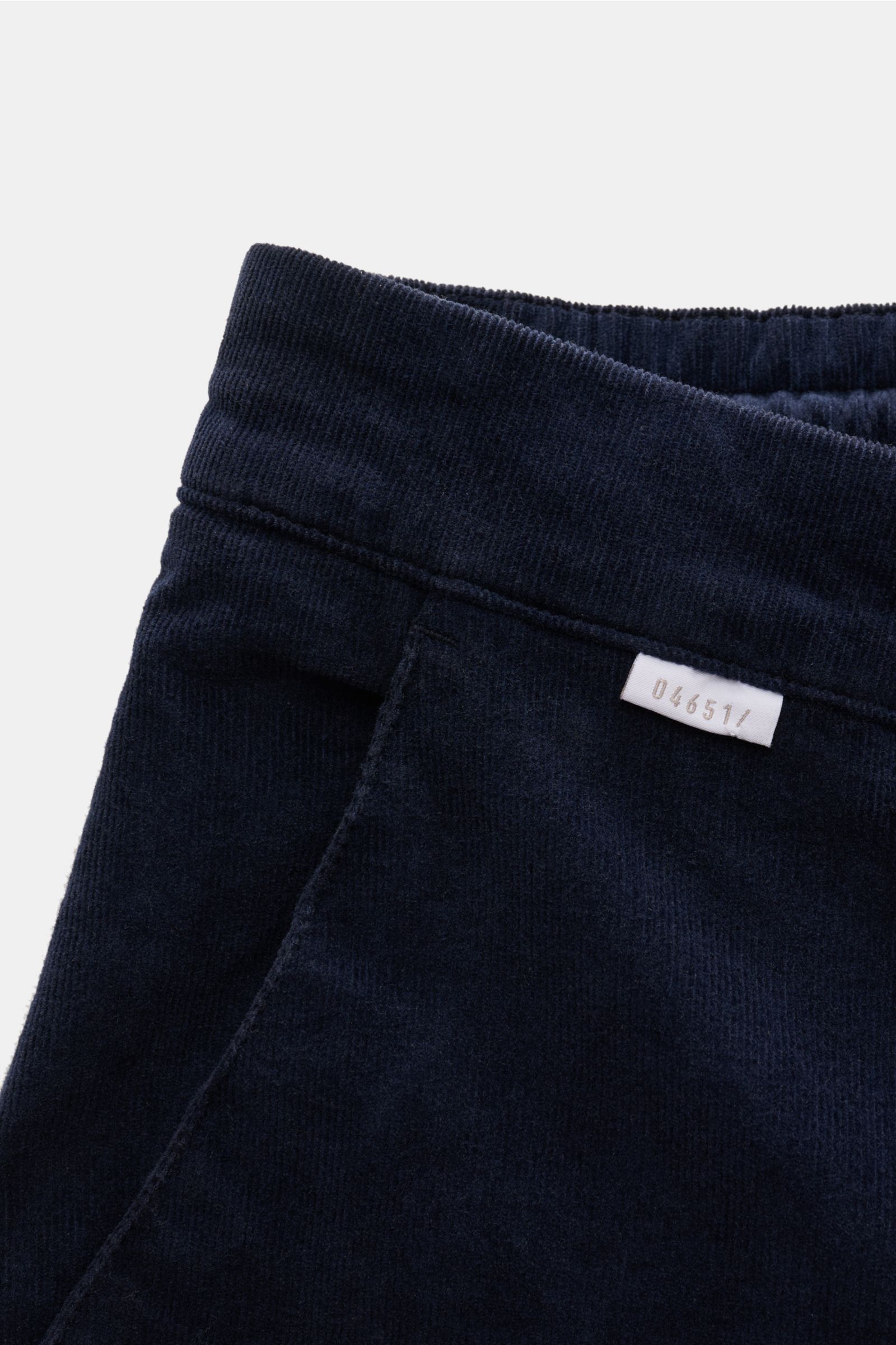 04651/ A trip in a bag Cord-Cargohose navy