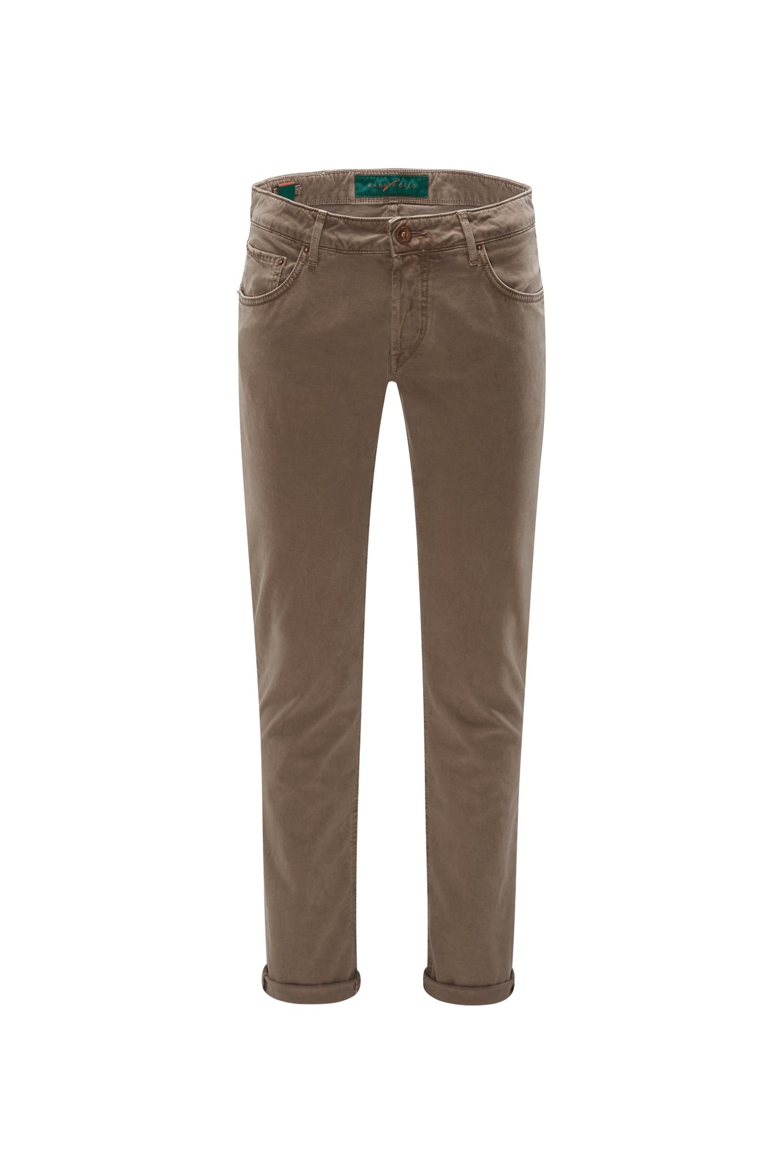 Cotton trousers 'Orvieto' light brown