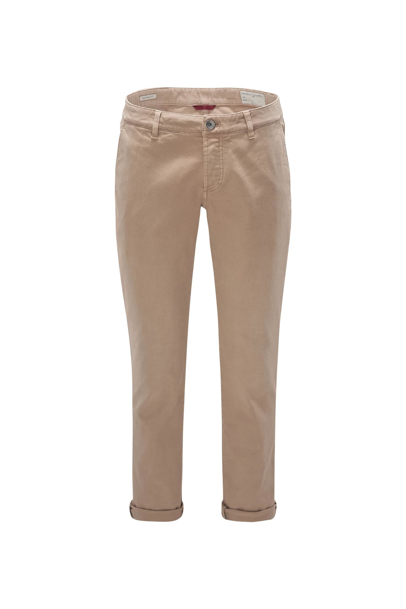 'Traditional Fit' trousers light brown