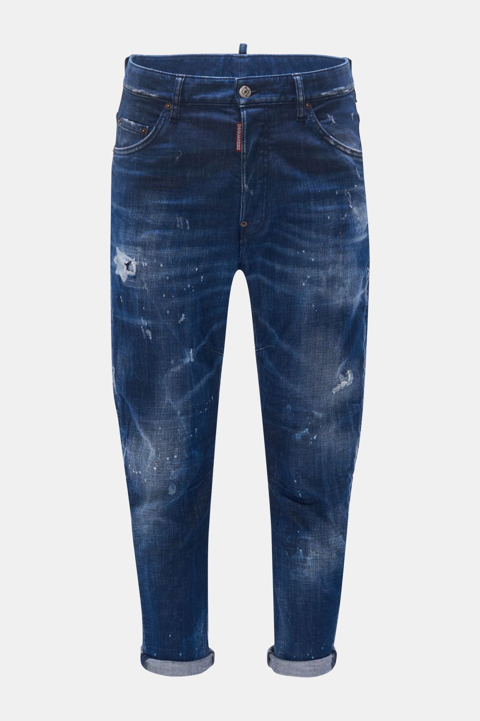 Jeans 'Dark 2 Wash Combat' dunkelblau