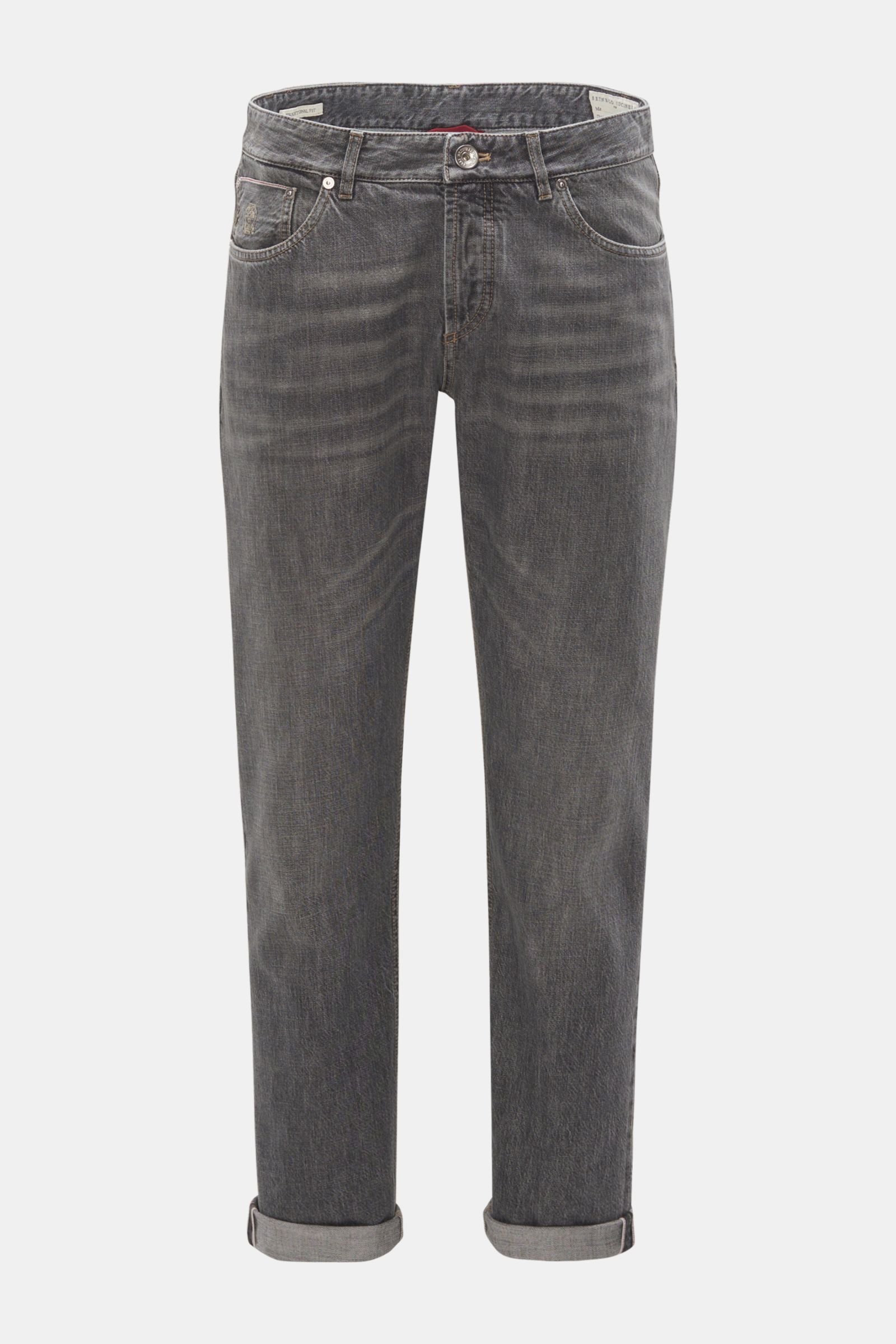 Jeans 'Traditional Fit' grau