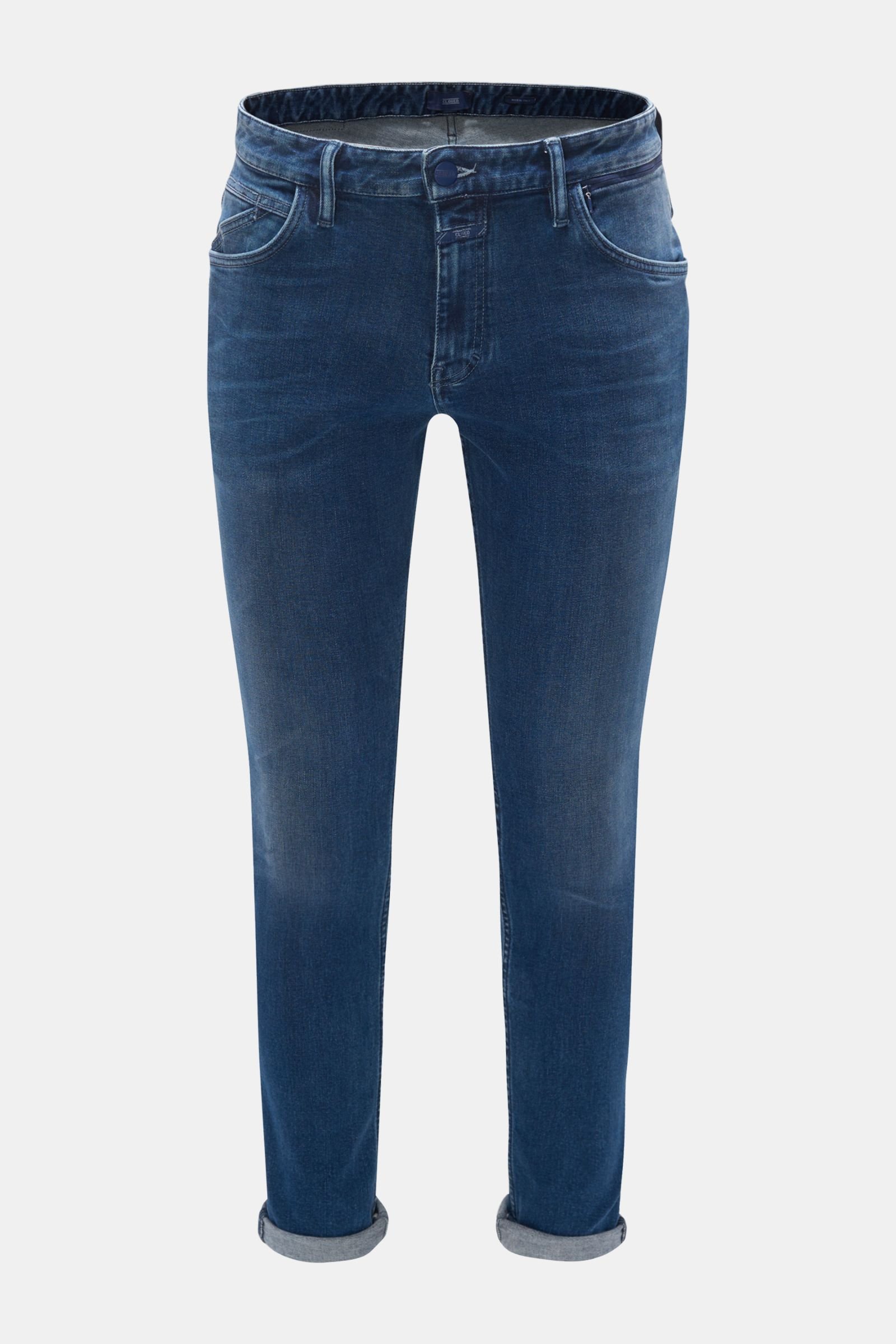 Jeans 'Drop Cropped' dunkelblau