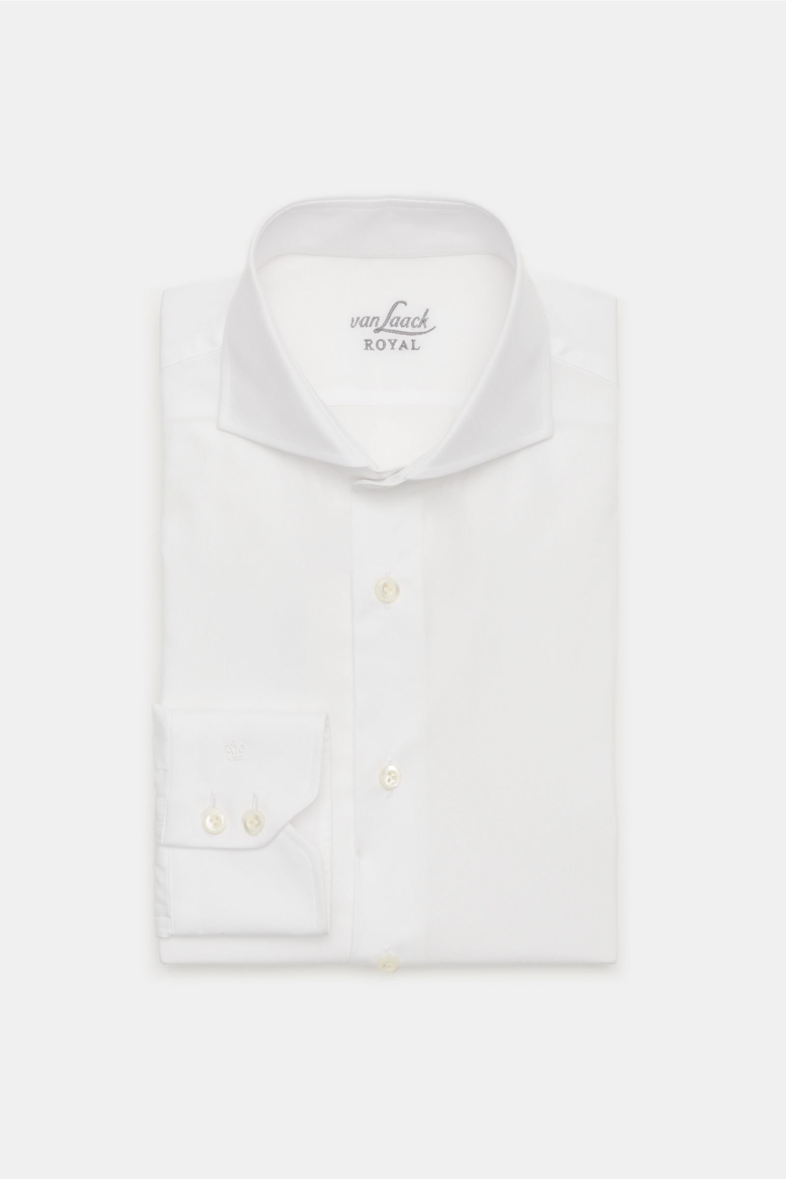 Business shirt 'Reso Slim Fit' shark collar white