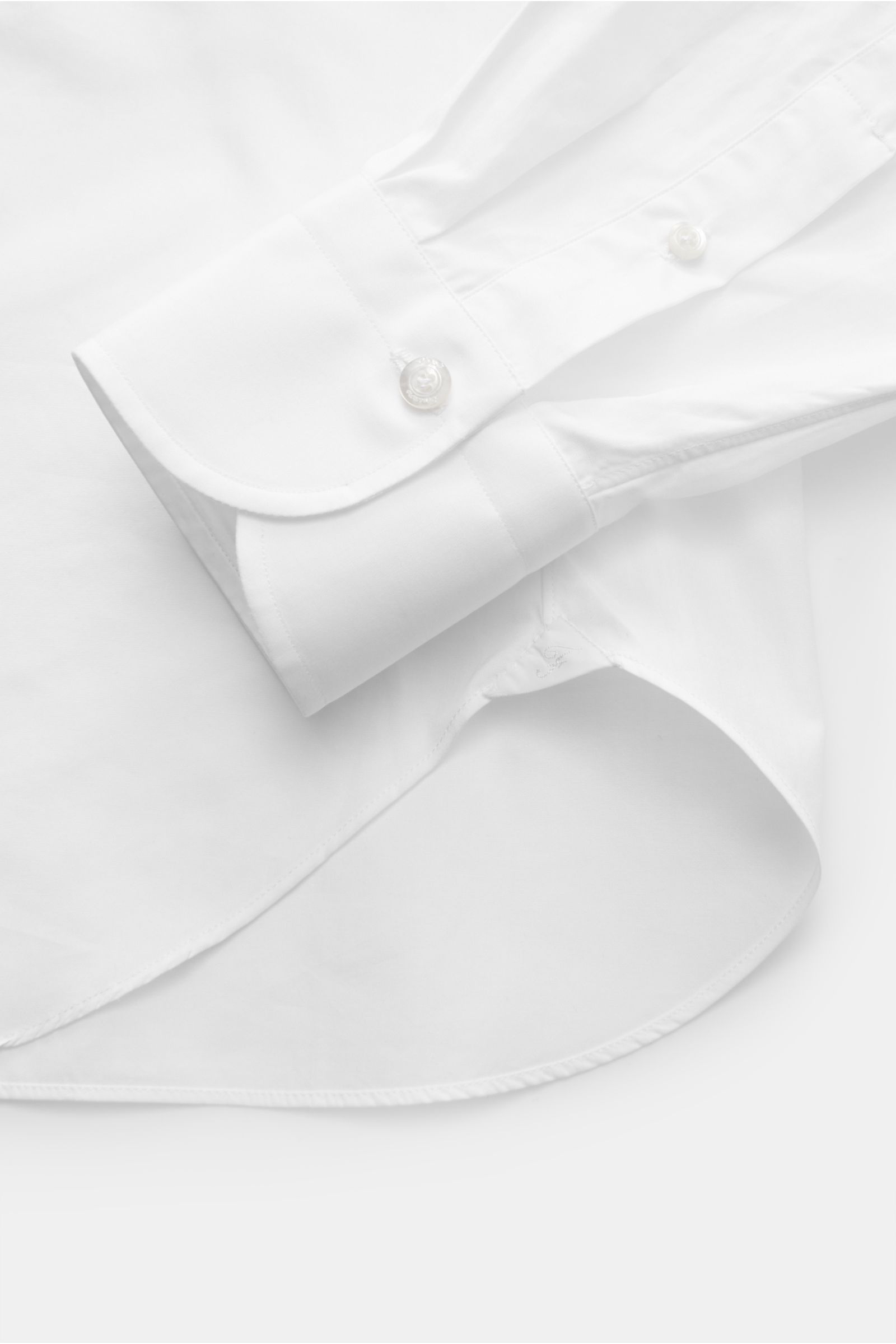 Finamore Business shirt 'Eduardo Napoli' shark collar white