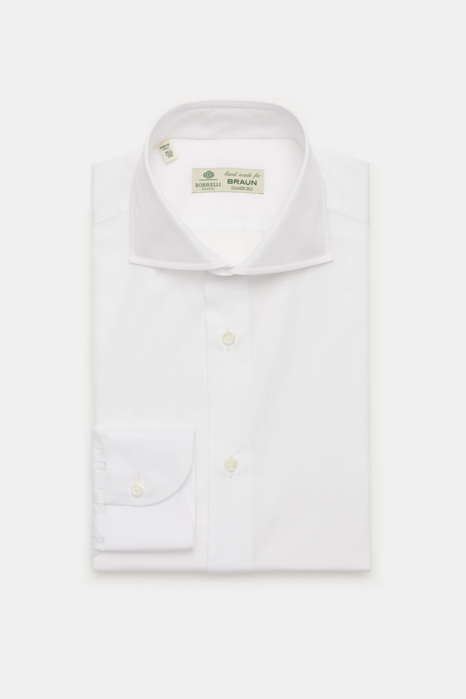 Business shirt 'Nando' shark collar white