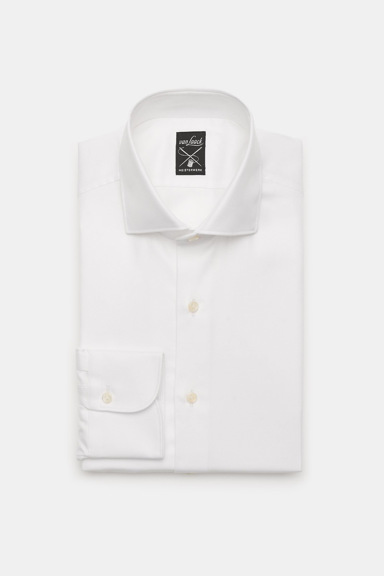Business shirt 'Mivara Tailor Fit' shark collar white