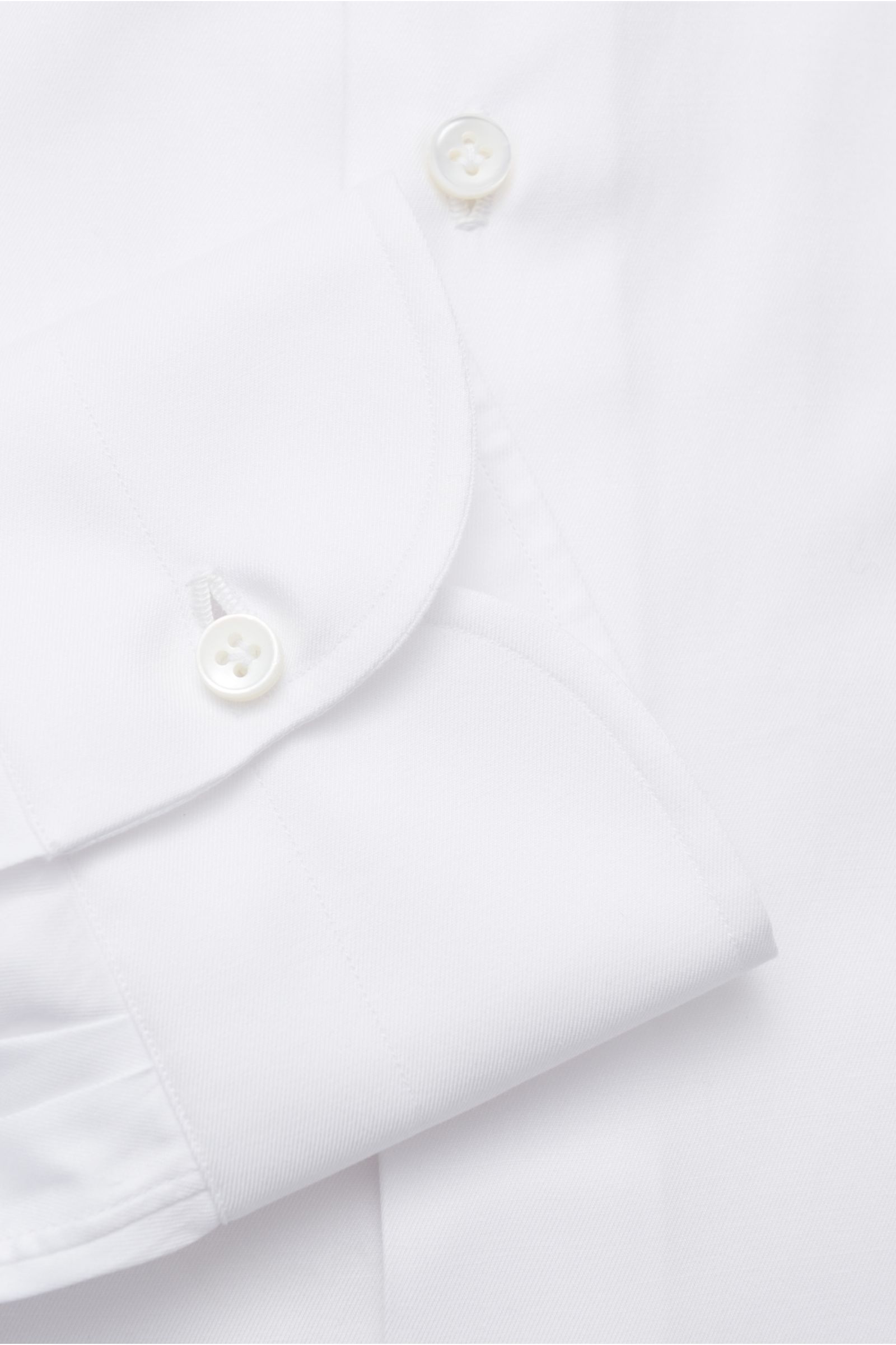 Borrelli Business Hemd 'Nando' Haifisch-Kragen weiß