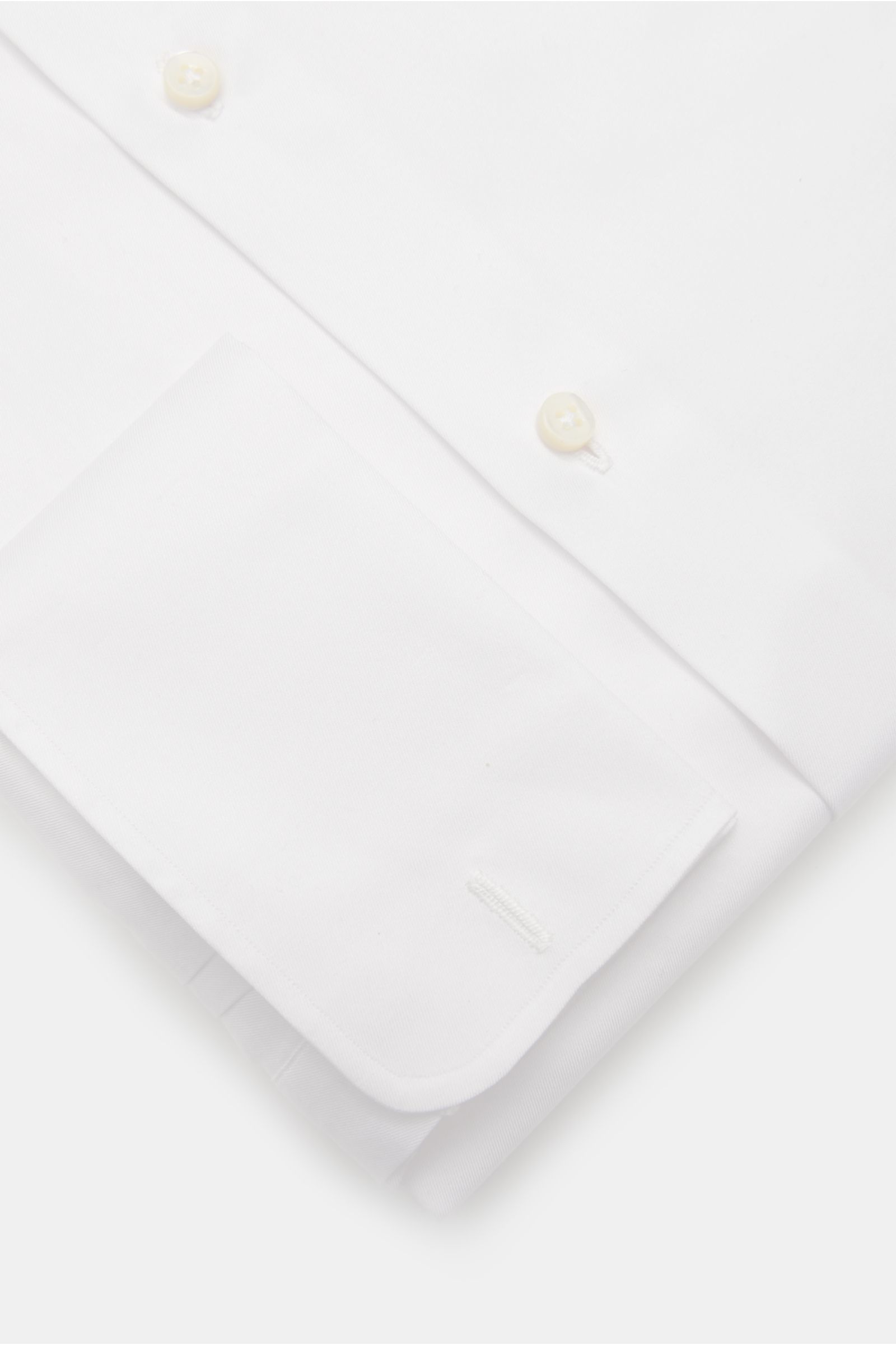 Borrelli Business Hemd 'Nando' Haifisch-Kragen weiß